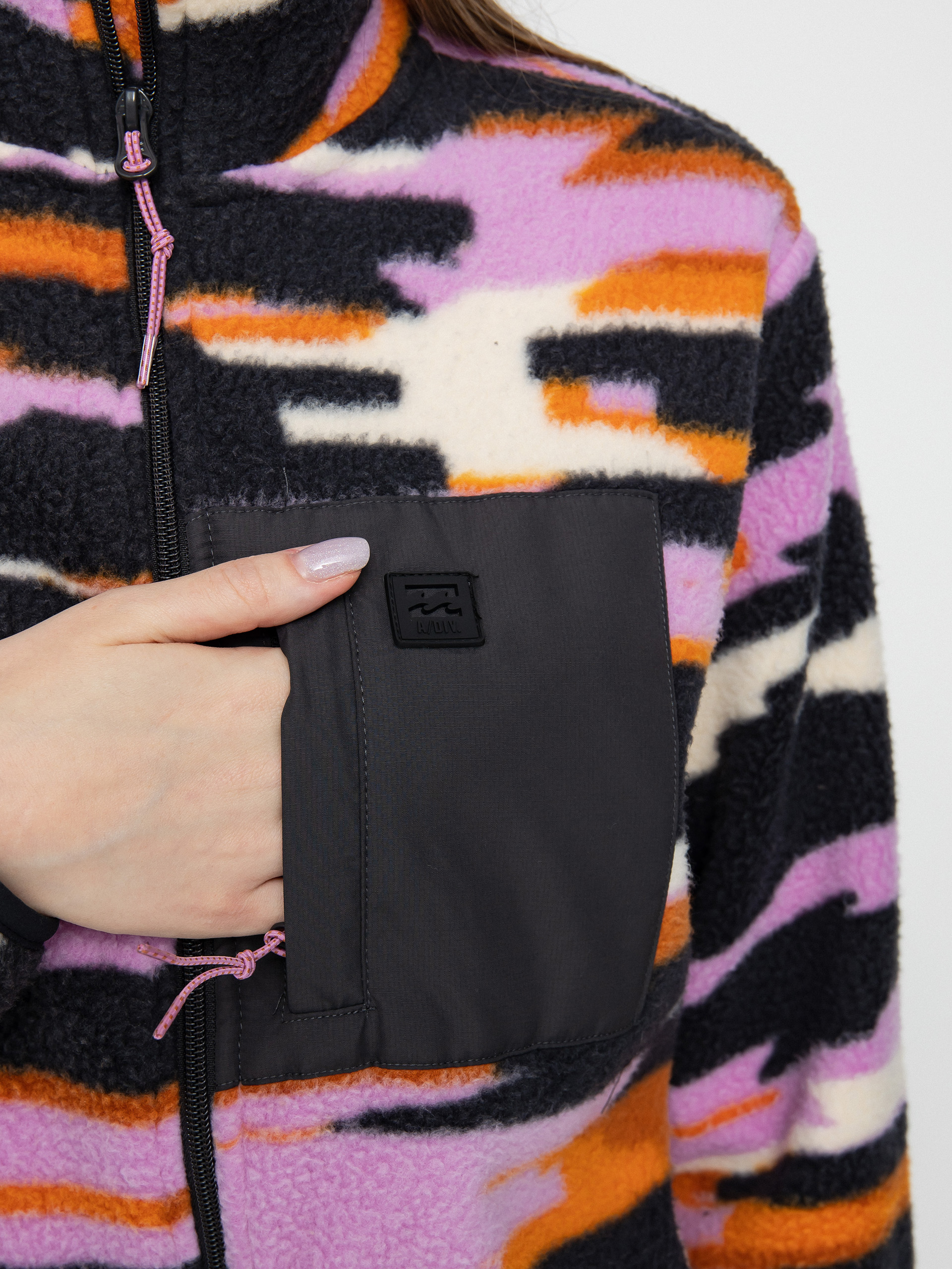 Női Billabong Switchback Pull Polár pulóver (black multi)