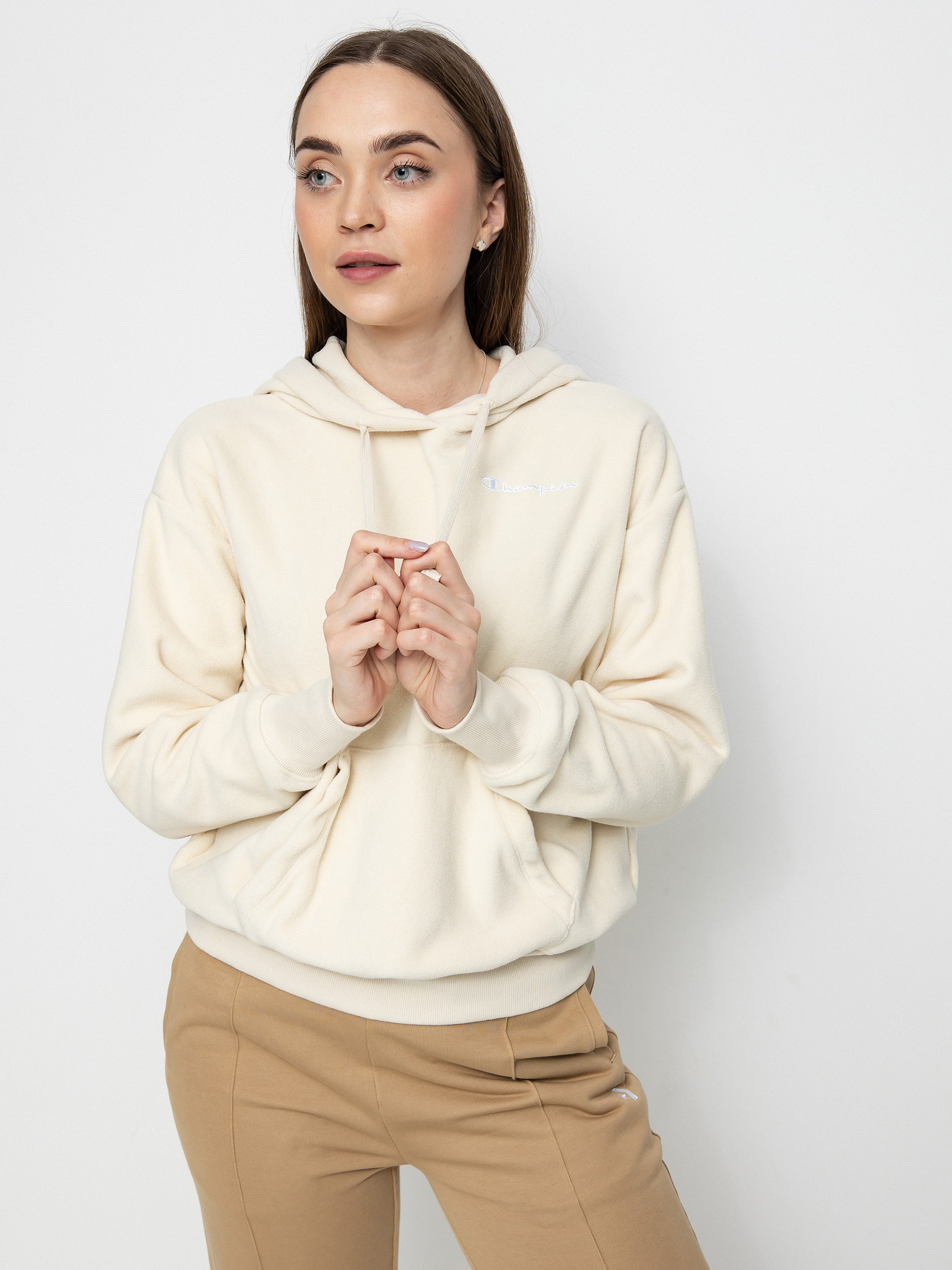 Champion Legacy Hooded Sweatshirt 115747 HD Kapucnis pulóver Wmn (cha)