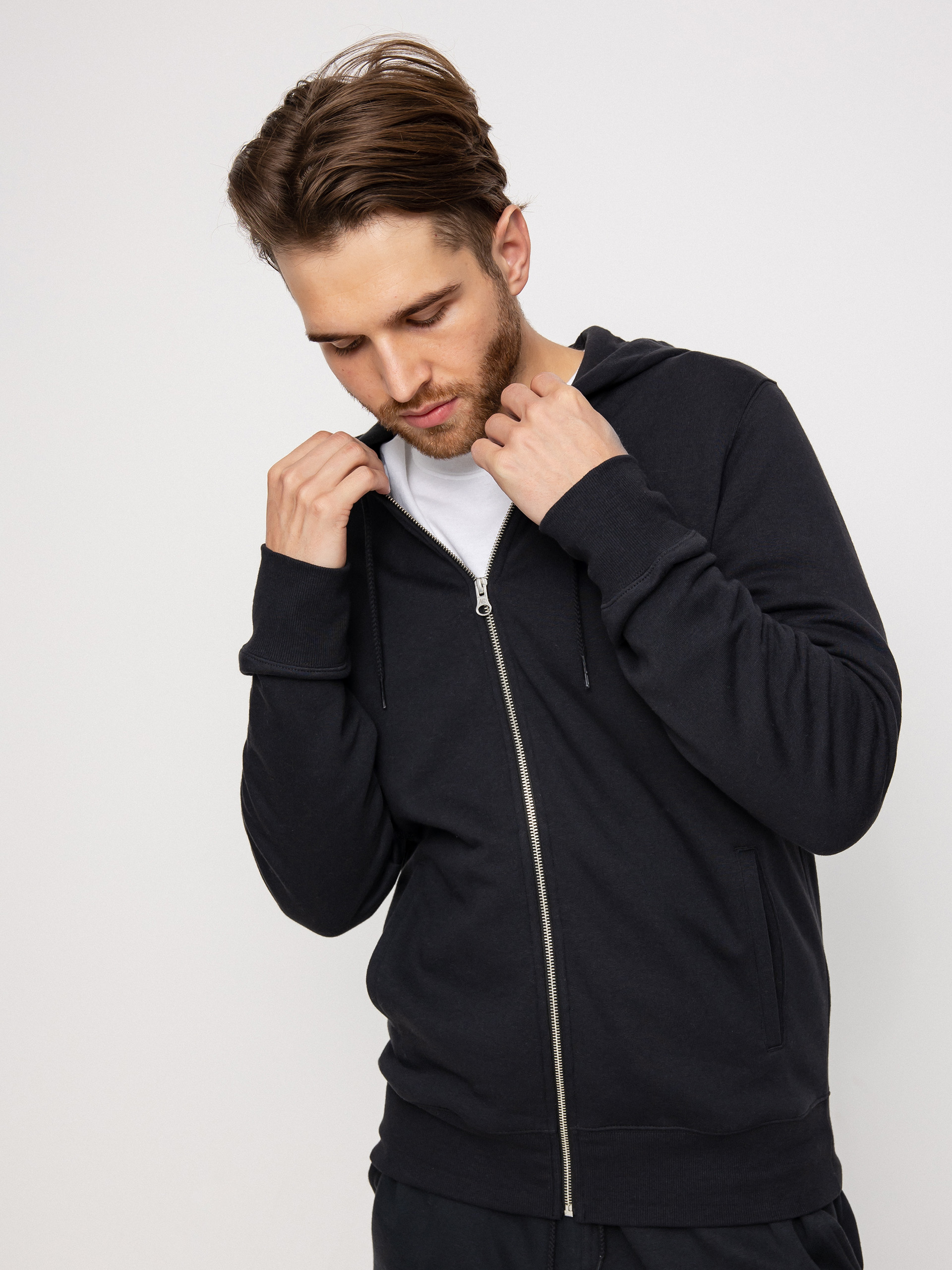 New Balance Classic Core ZHD Kapucnis pulóver (black)