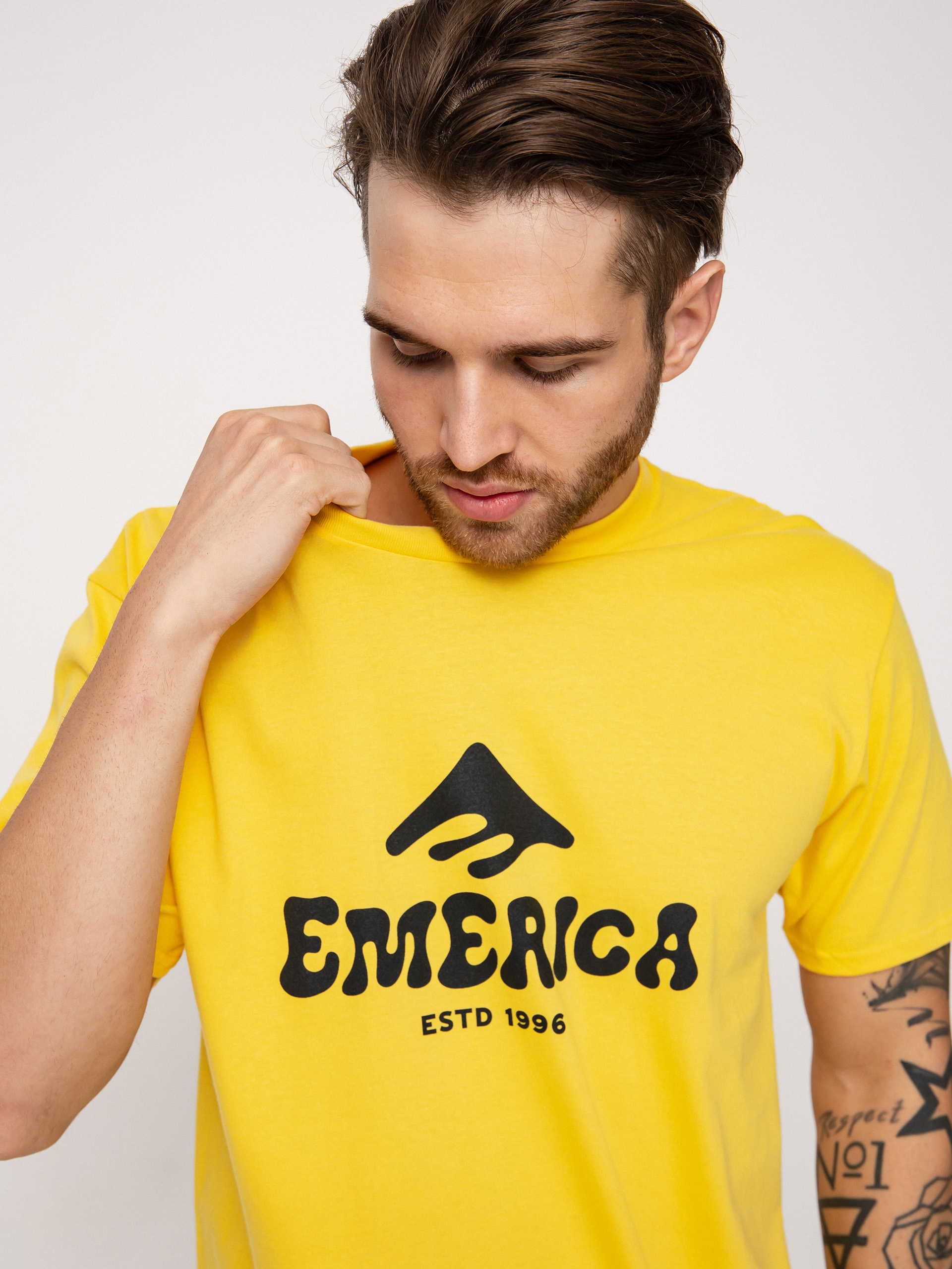 Emerica Puffy póló (yellow)