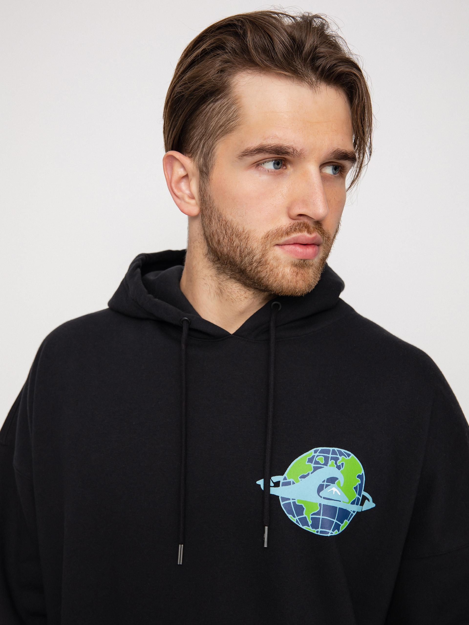 Quiksilver Ocean HD Kapucnis pulóver (black)