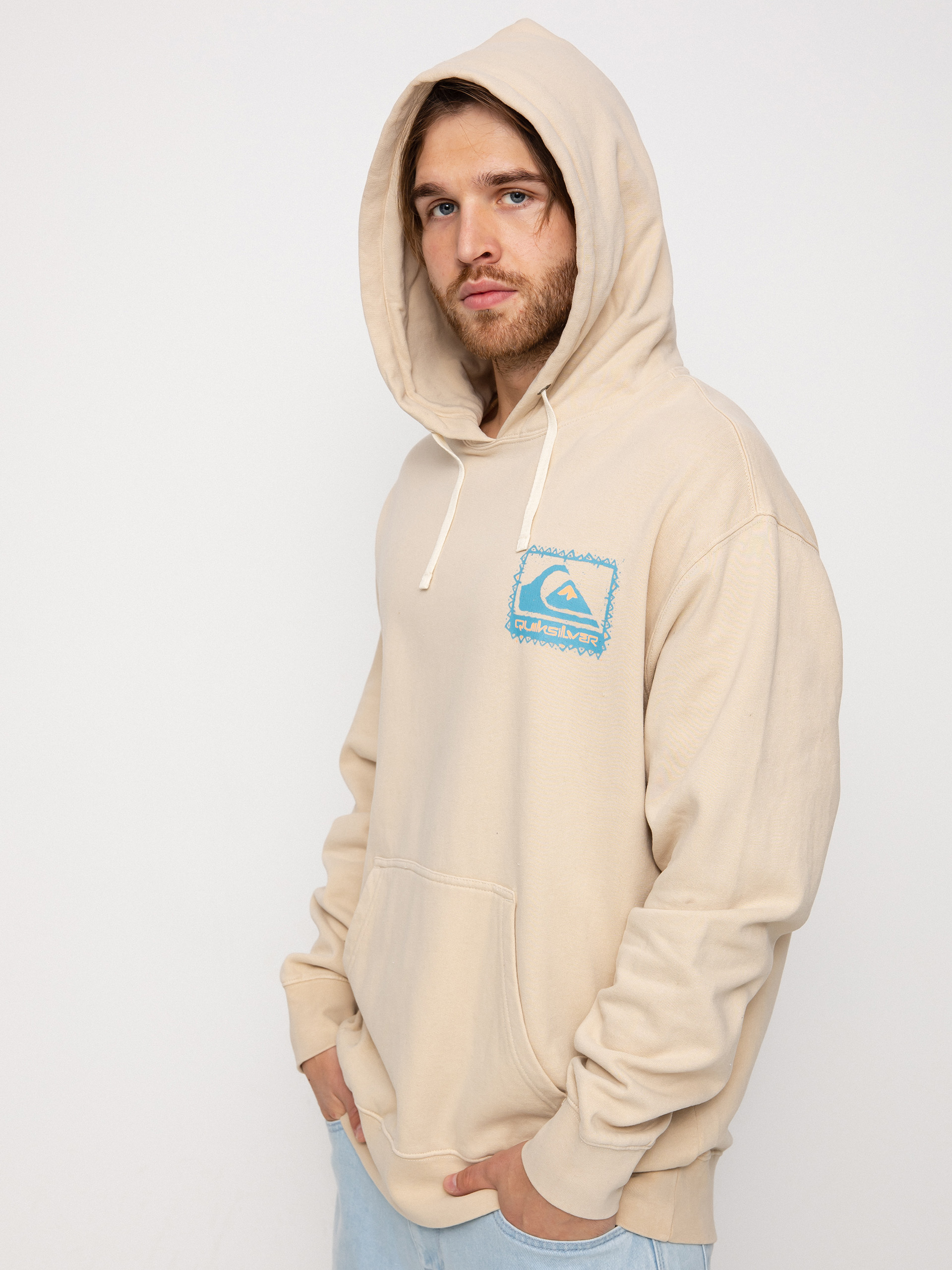 Quiksilver Neon Slab HD Kapucnis pulóver (birch)