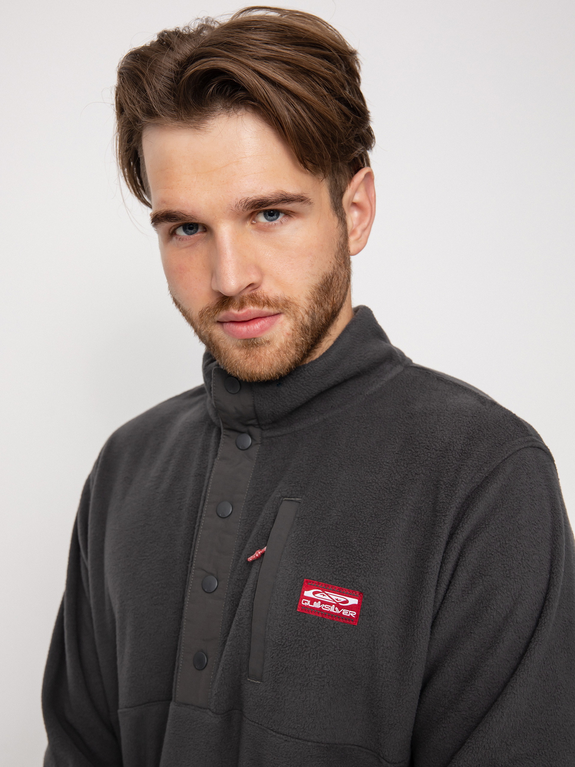 Férfi Quiksilver No Destination 2 Polár pulóver (phantom)