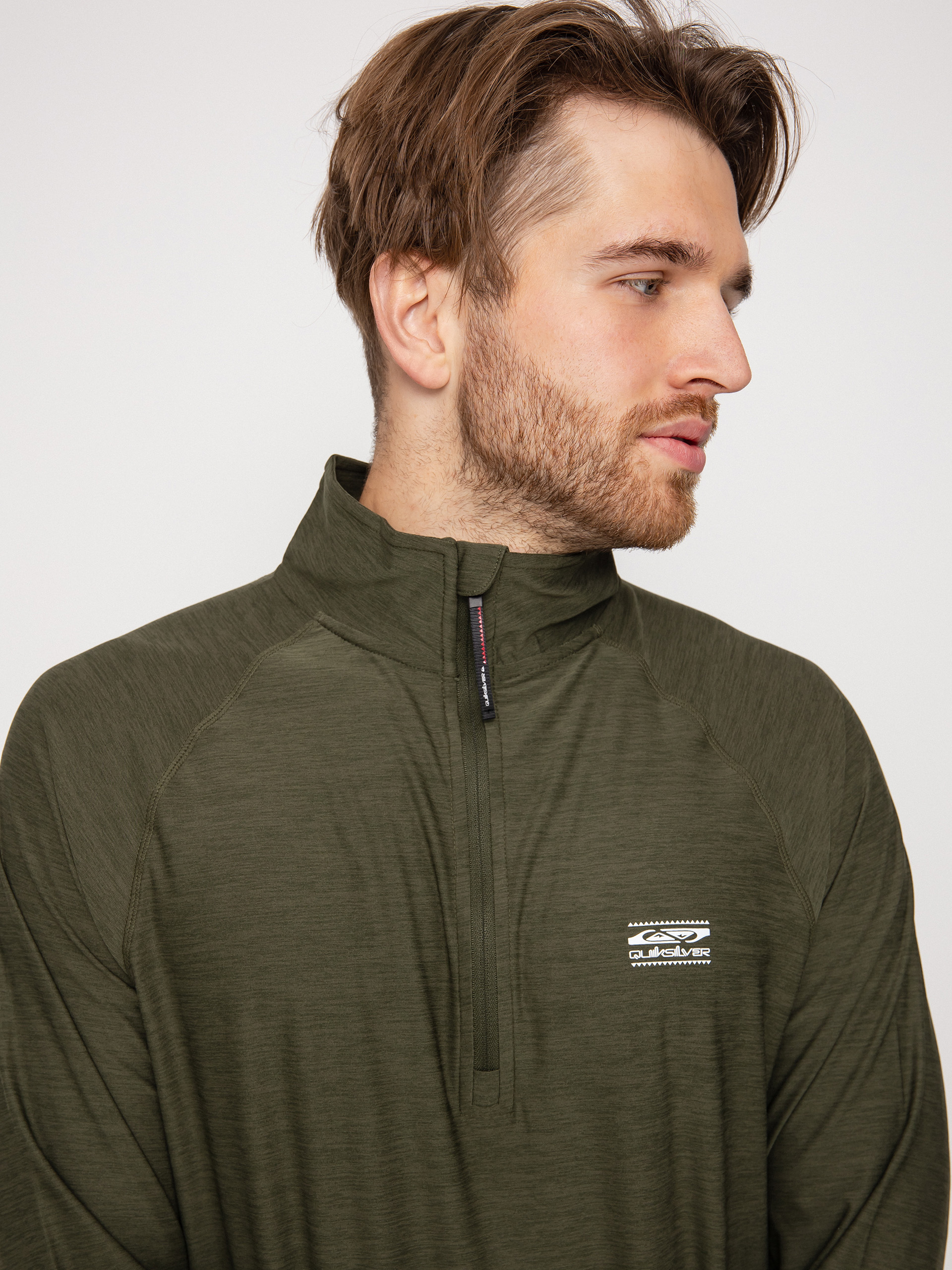 Férfi Quiksilver Coast Runner Polár pulóver (grape leaf heather)