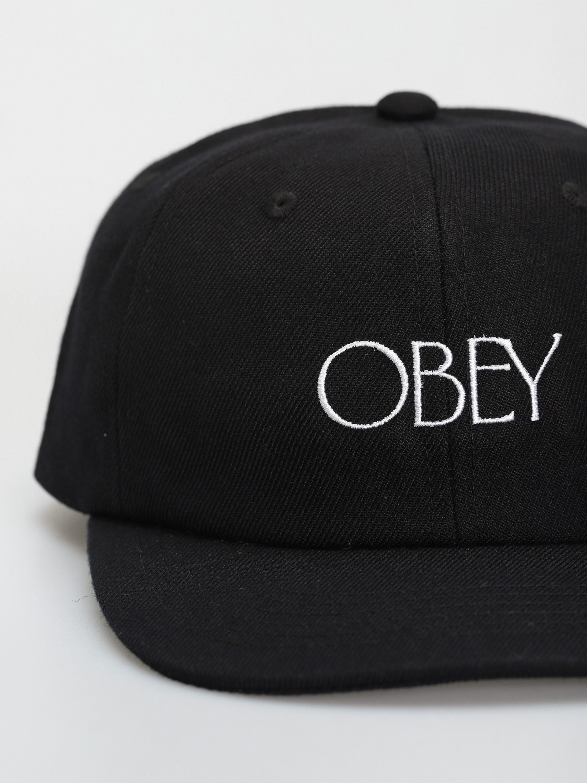OBEY Hedges 6 Panel Baseball sapka (black)