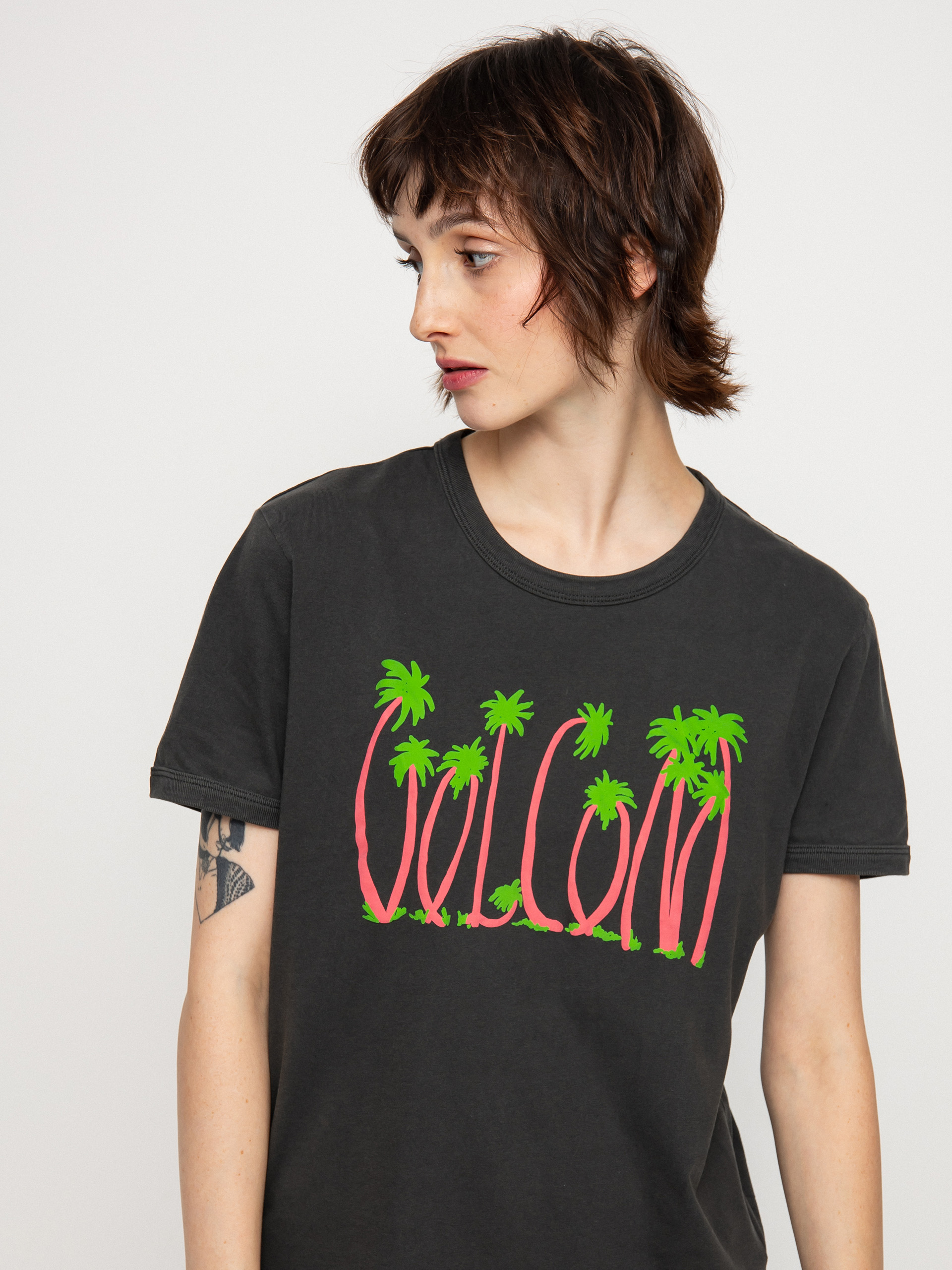 Volcom Truly Ringer póló Wmn (black)