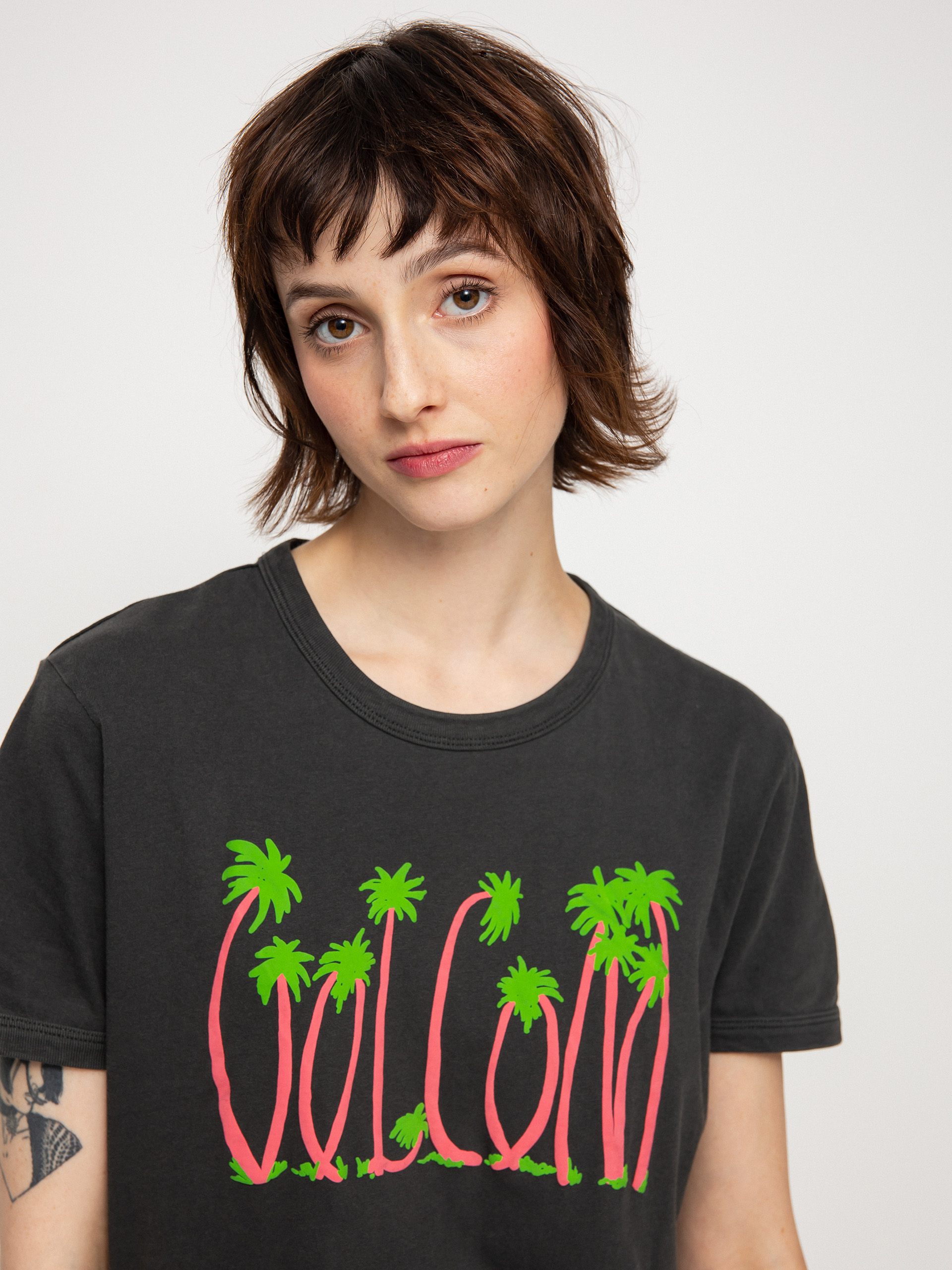 Volcom Truly Ringer póló Wmn (black)