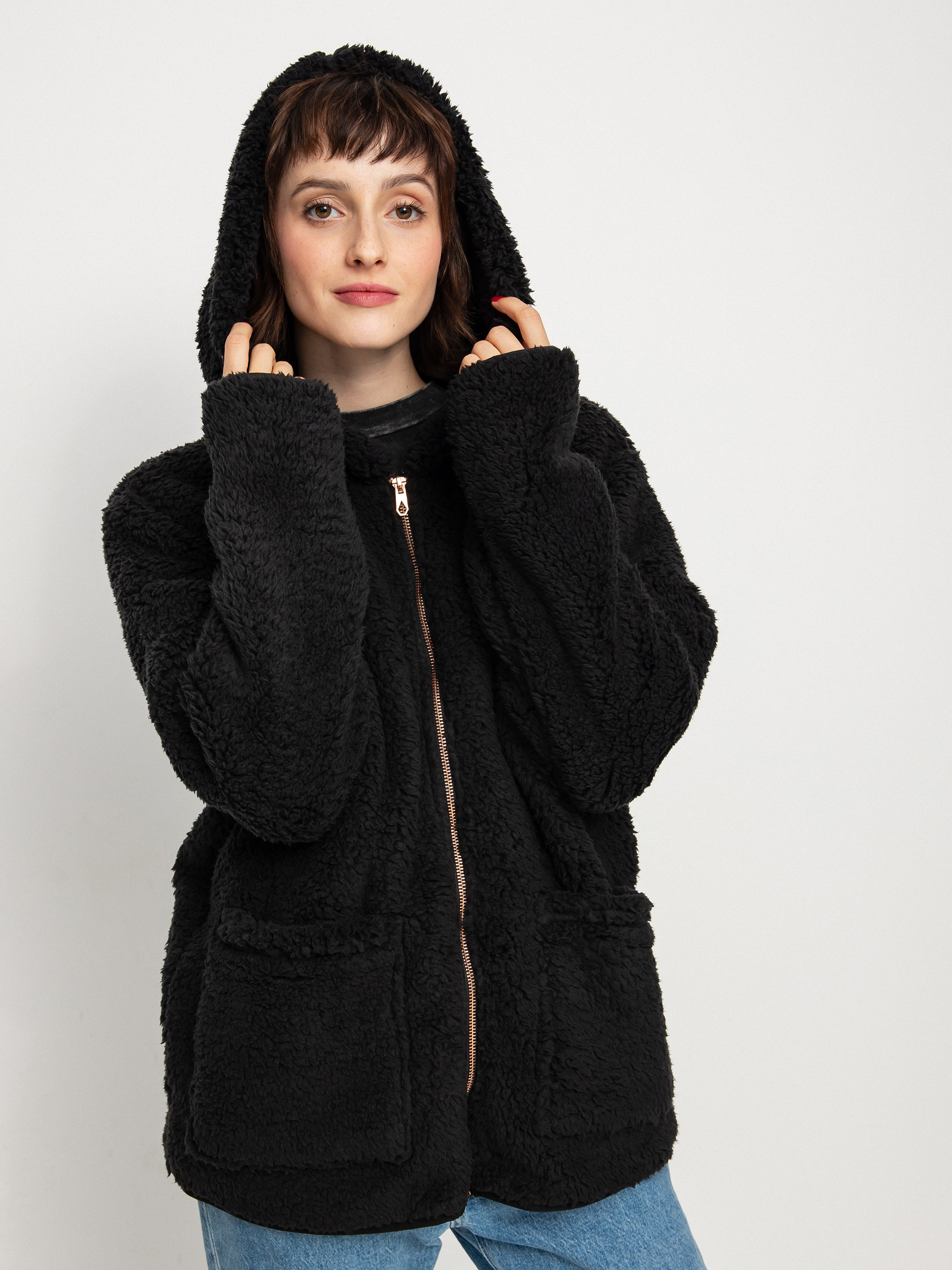 Volcom Lil Phuz Up Pulóver Wmn (black)