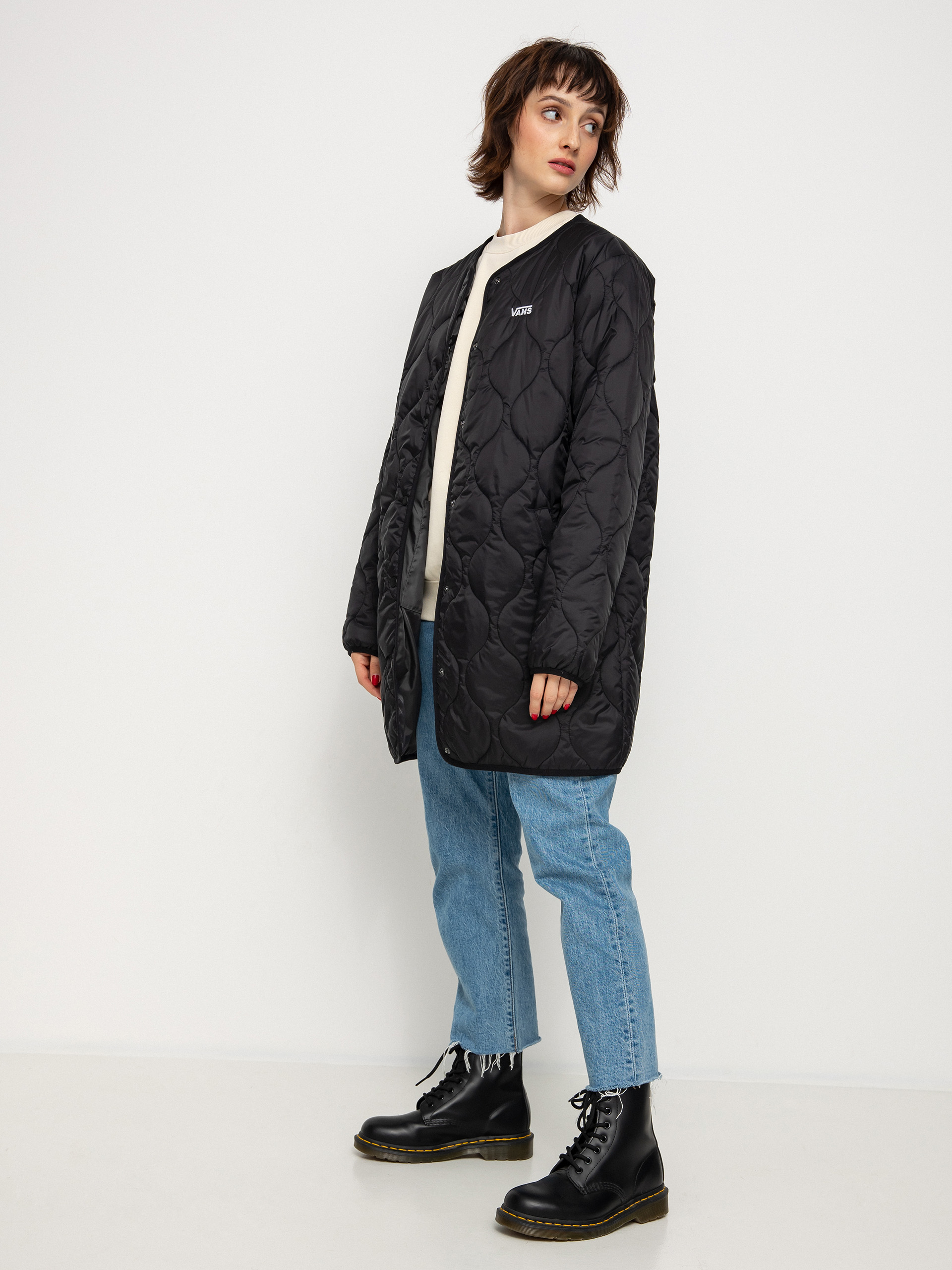 Vans Forces Uniw Long Rev Liner Dzseki Wmn (black)