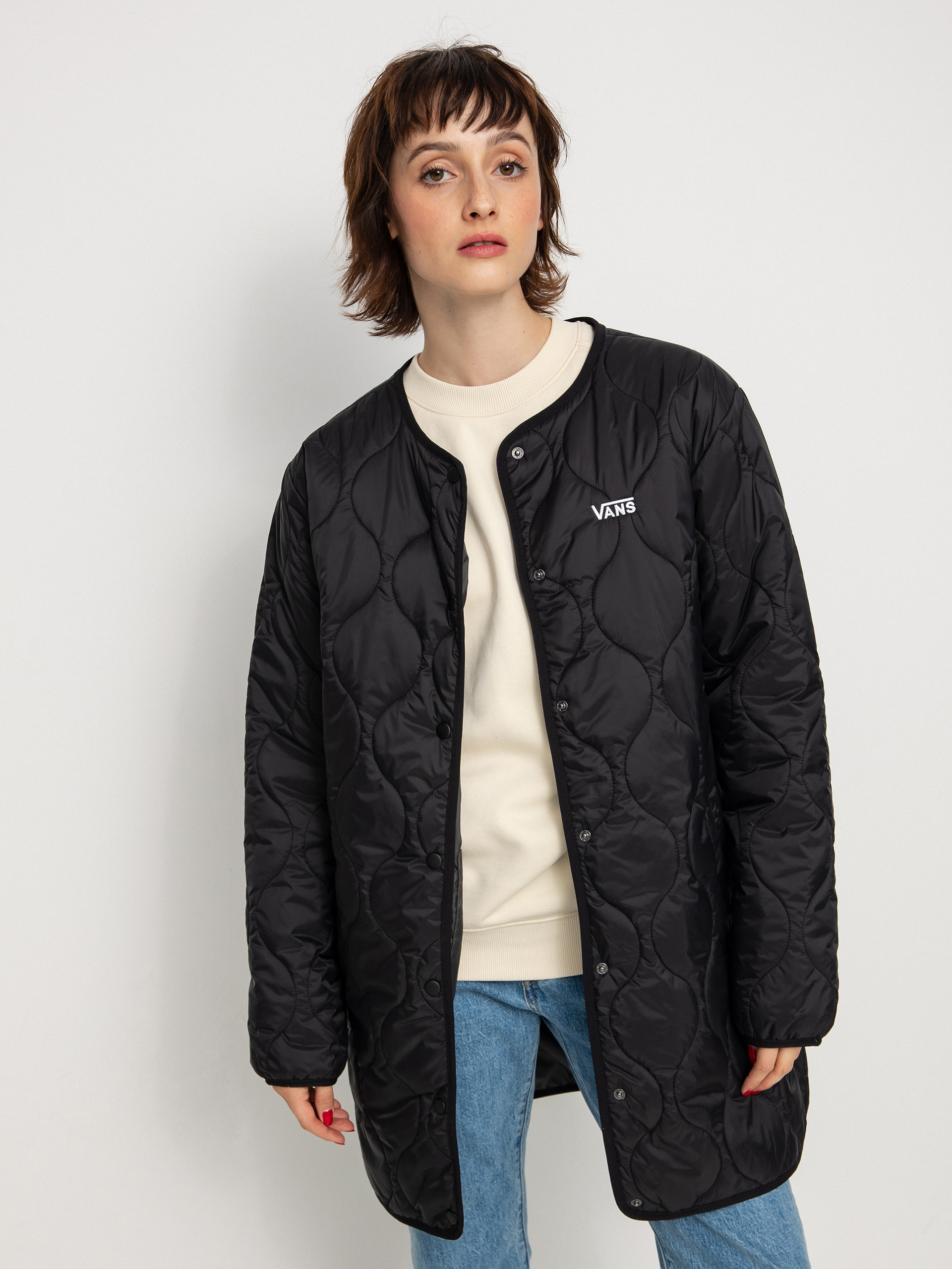 Vans Forces Uniw Long Rev Liner Dzseki Wmn (black)