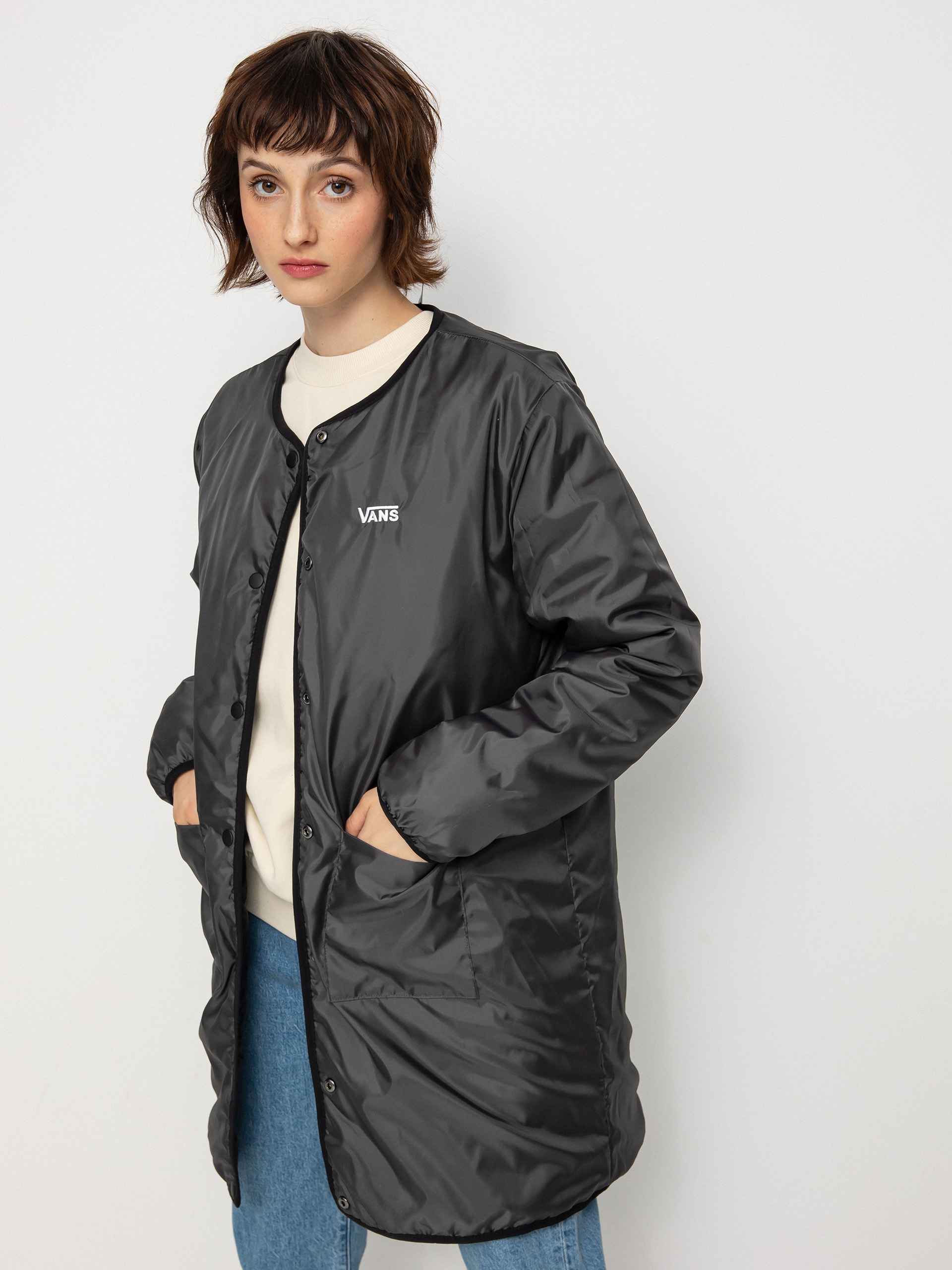 Vans Forces Uniw Long Rev Liner Dzseki Wmn (black)