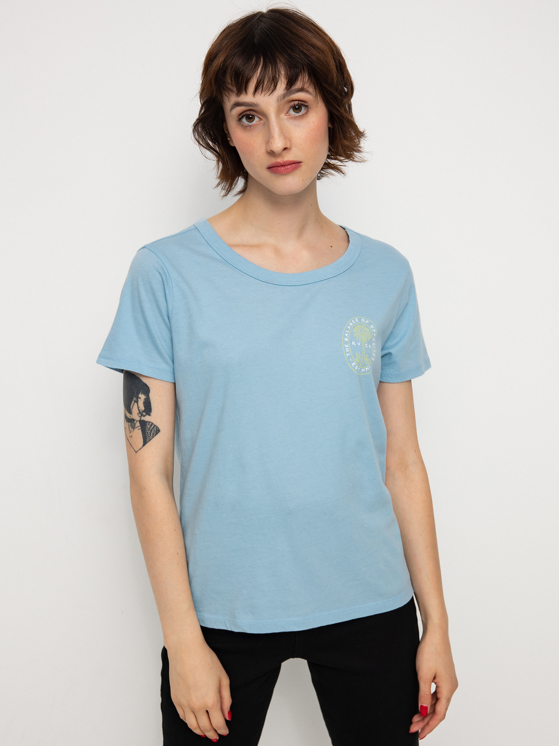 RVCA Palm Seal póló Wmn (ace blue)