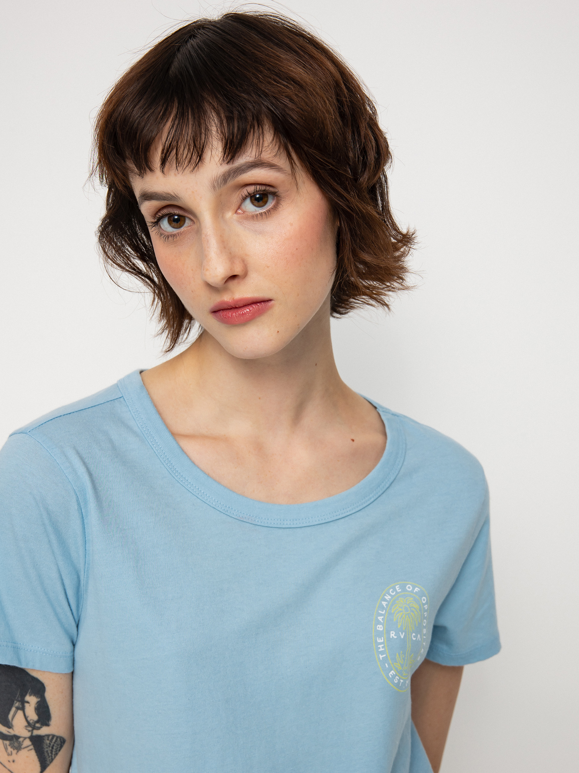 RVCA Palm Seal póló Wmn (ace blue)