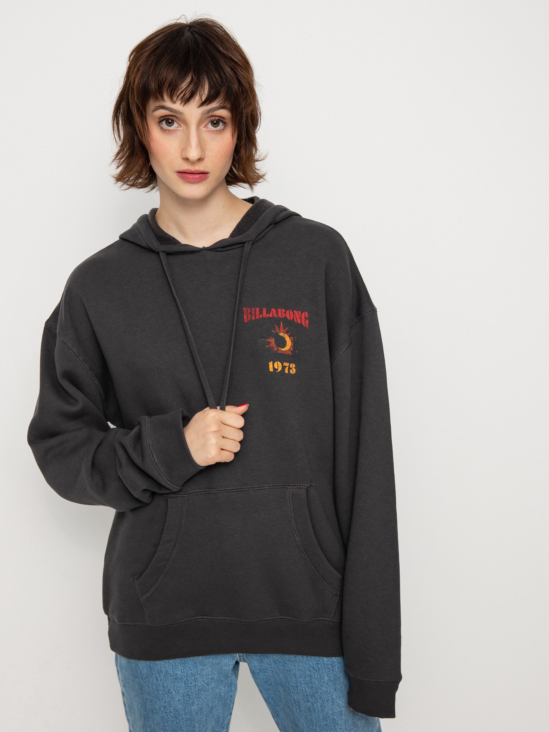 Billabong Ride Out HD Kapucnis pulóver Wmn (off black)