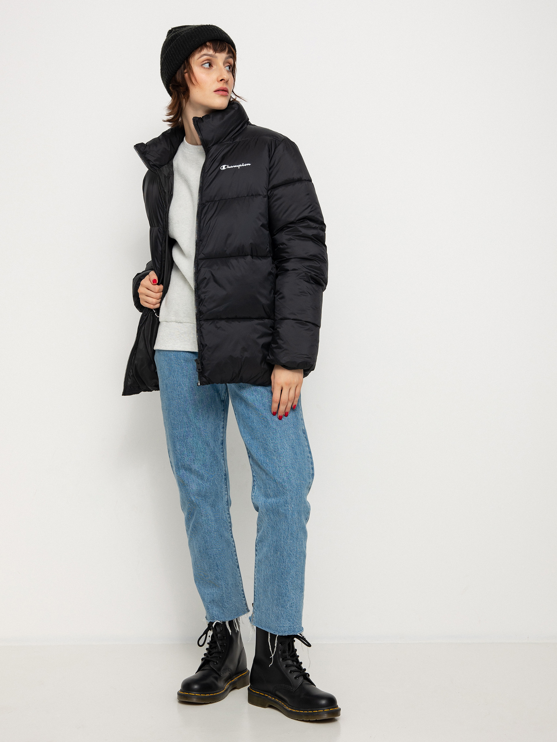 Champion Legacy Polyfilled Jacket 115756 Dzseki Wmn (nbk/nbk)