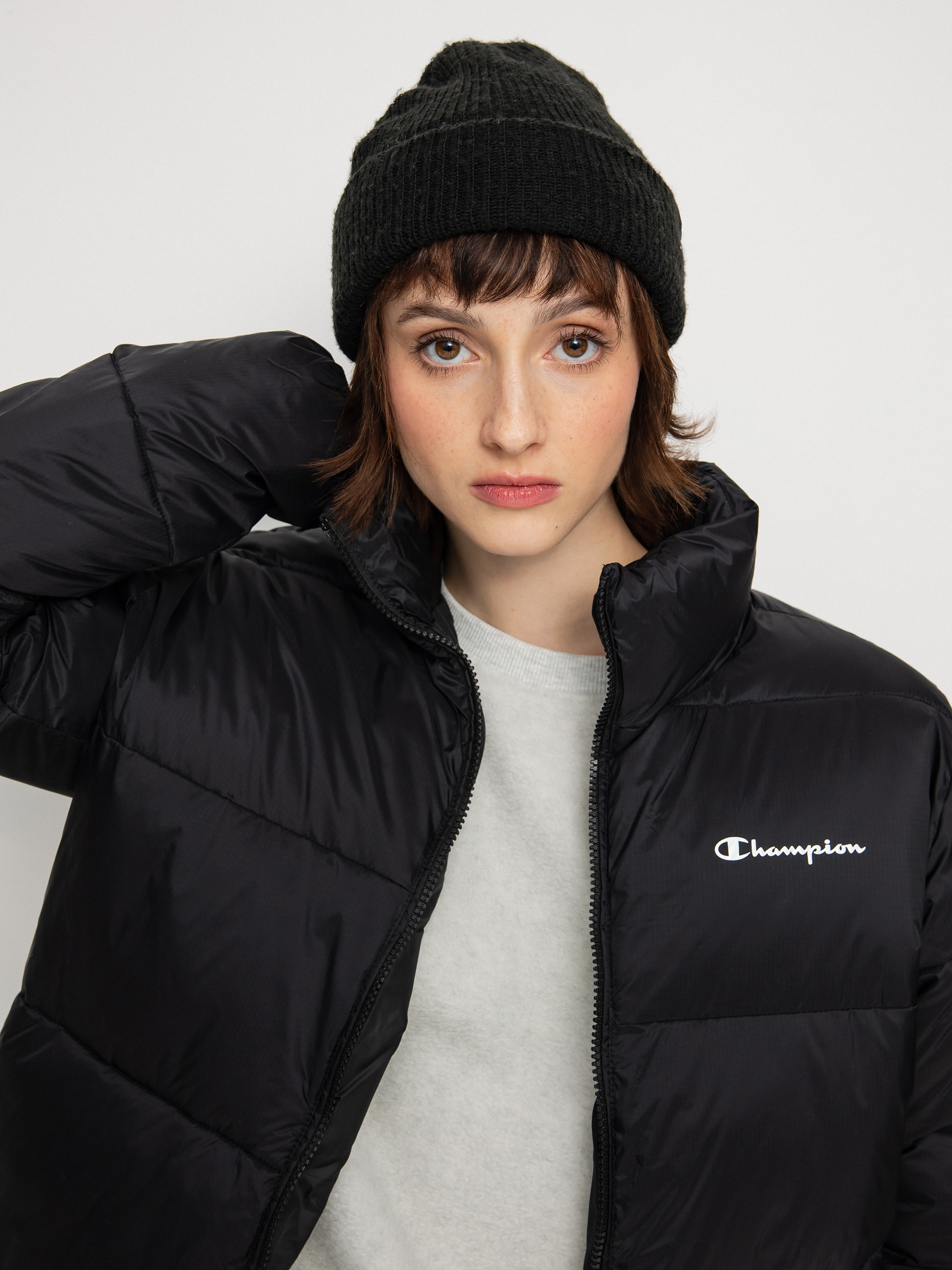 Champion Legacy Polyfilled Jacket 115756 Dzseki Wmn (nbk/nbk)