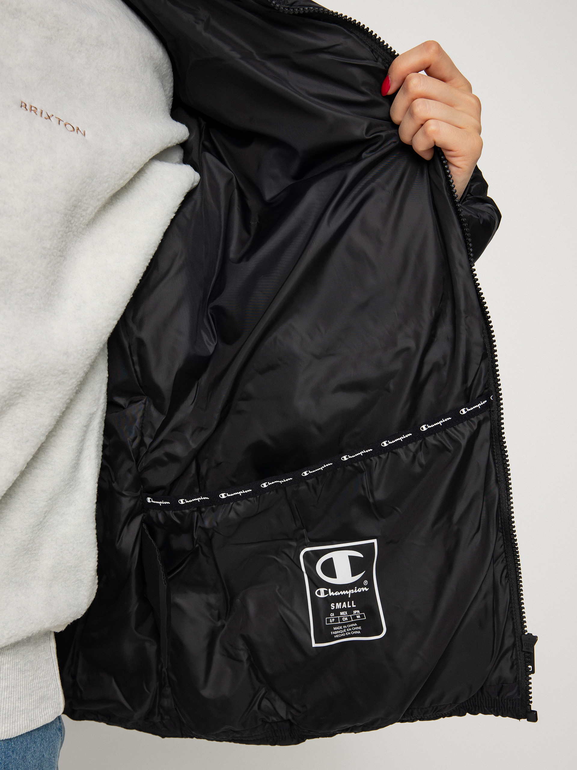 Champion Legacy Polyfilled Jacket 115756 Dzseki Wmn (nbk/nbk)