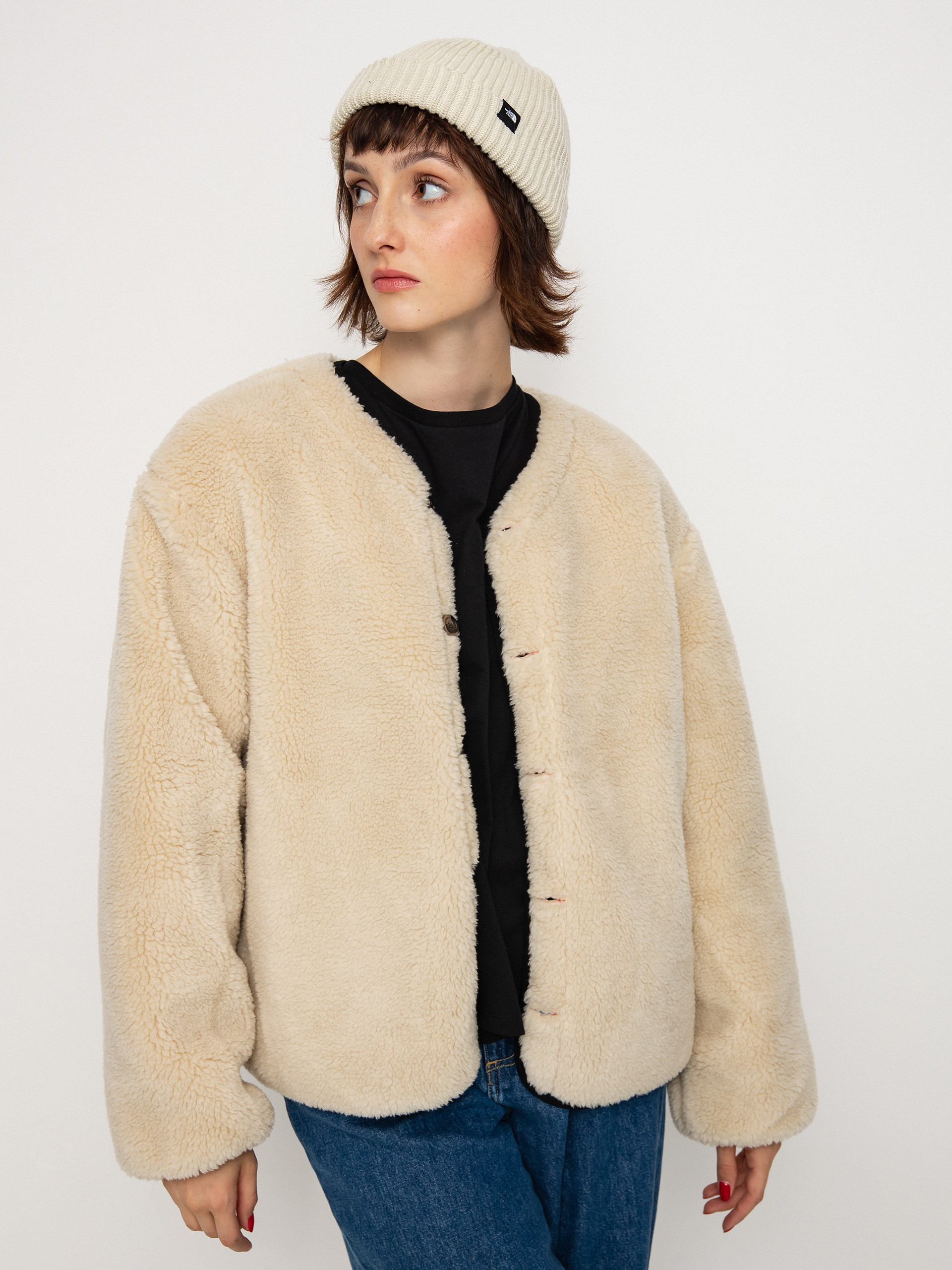 Brixton Sherpa Reversible Padded Dzseki Wmn (mars red praire floral)