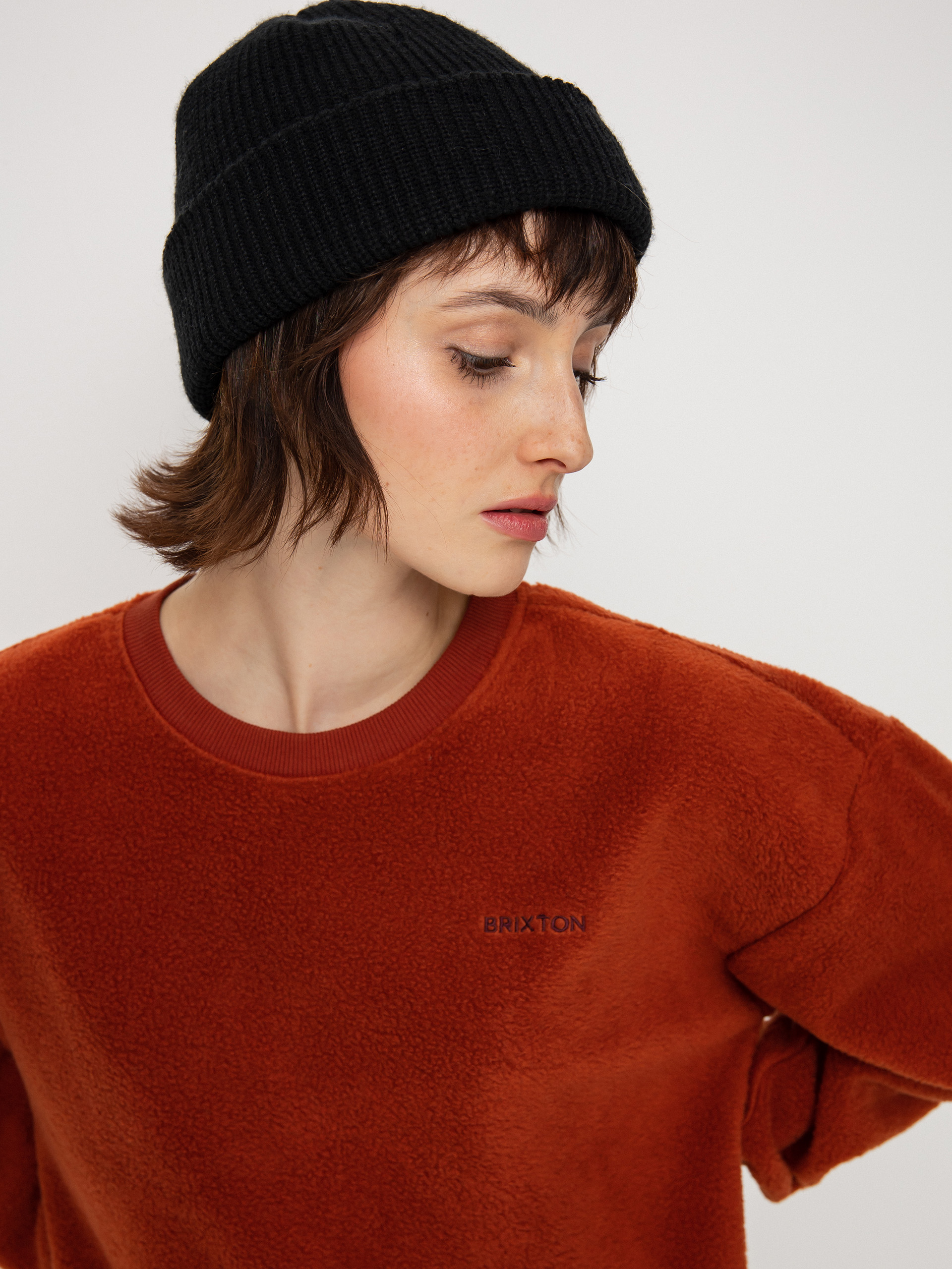 Brixton Weekender Blanket Pulóver Wmn (burnt henna)