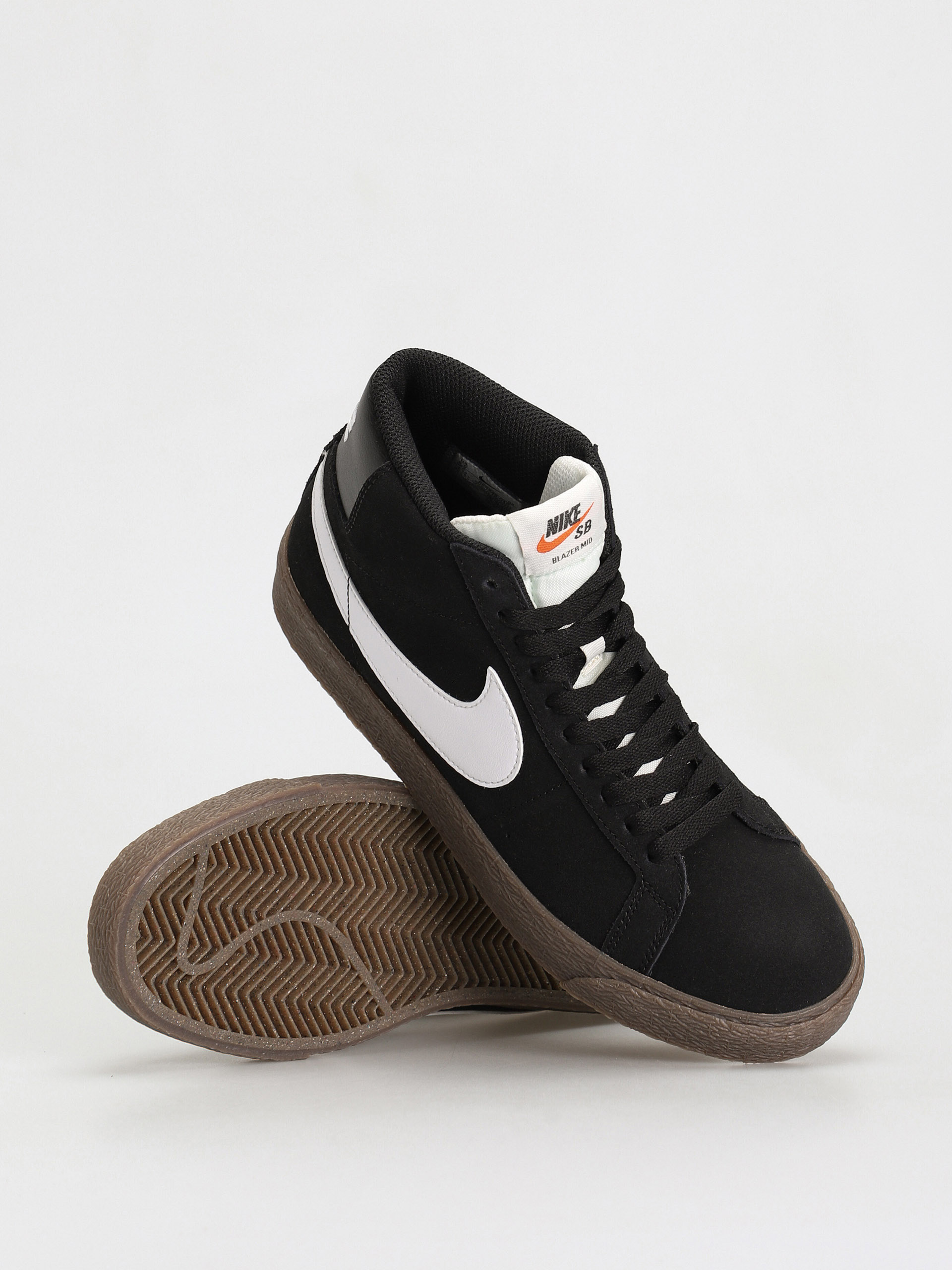 Nike SB Zoom Blazer Mid Cipők (black/white black sail)