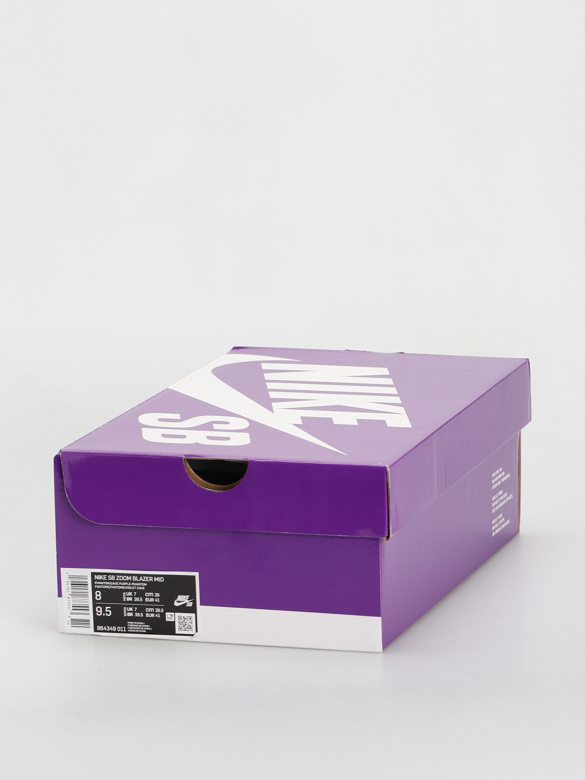 Nike SB Zoom Blazer Mid Cipők (phantom/cave purple phantom white)