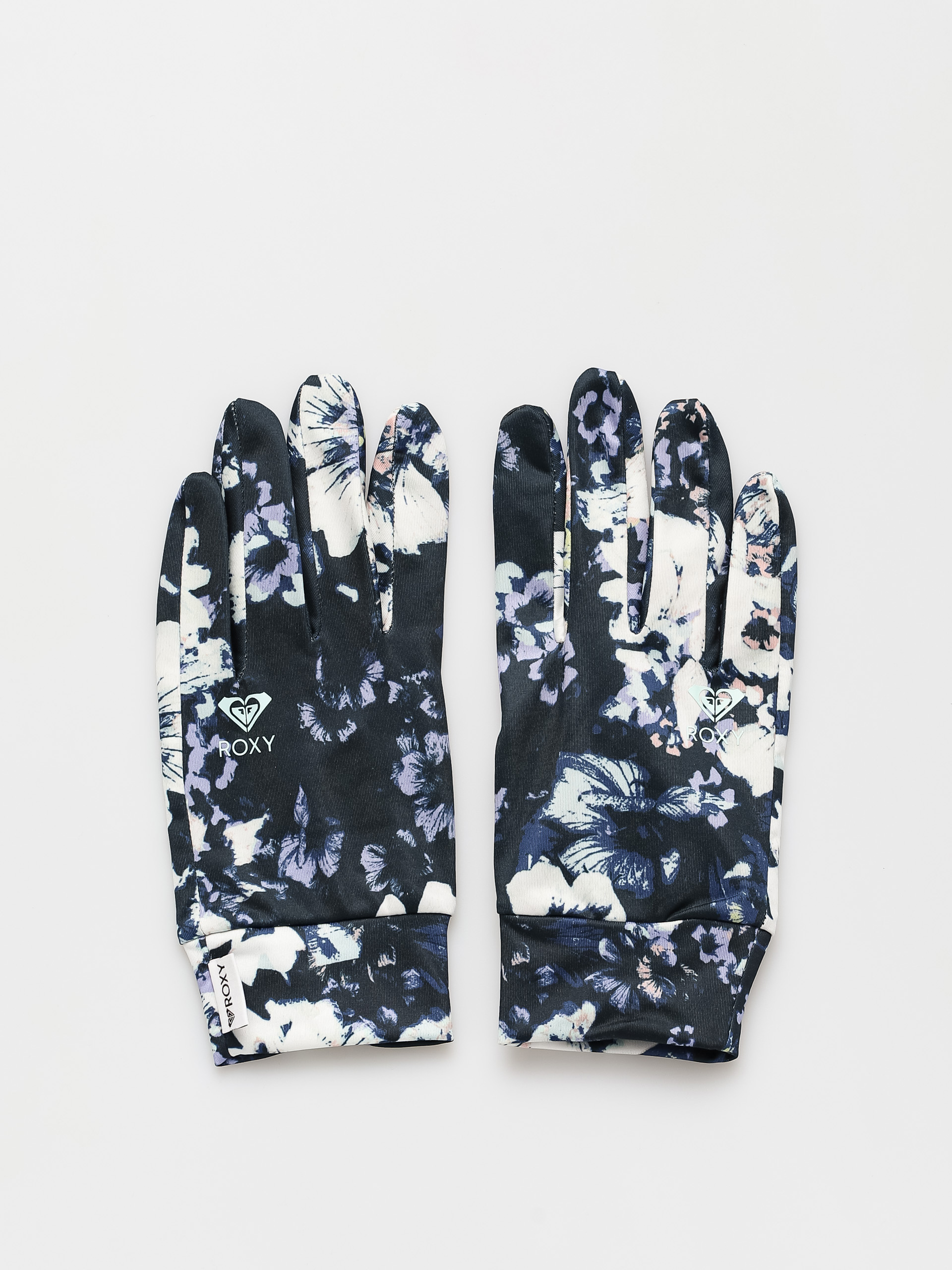 Roxy Hydrosmart Liner Kesztyű Wmn (true black black flowers)