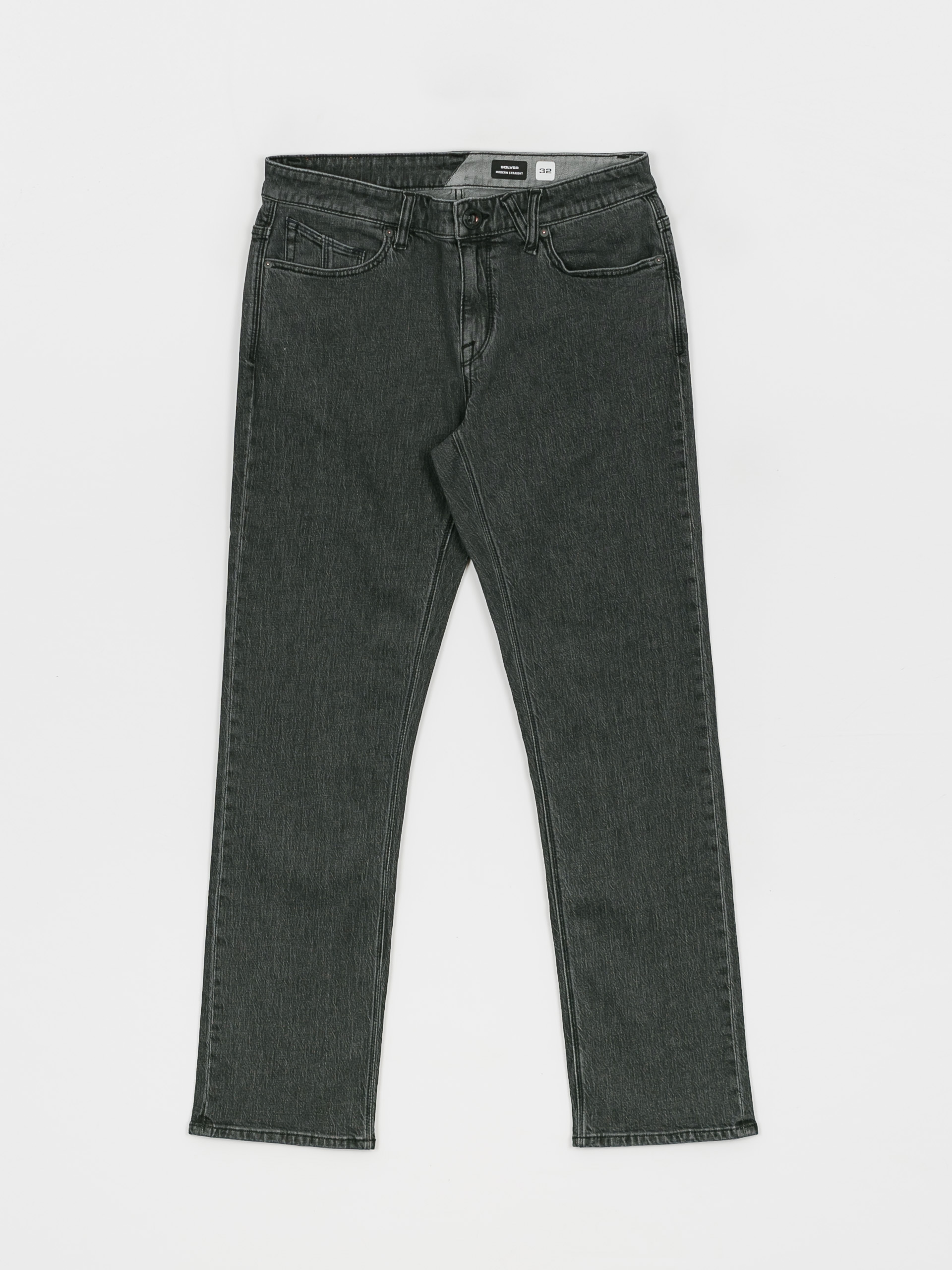 Volcom Solver Denim Kisnadrág (stoney black)