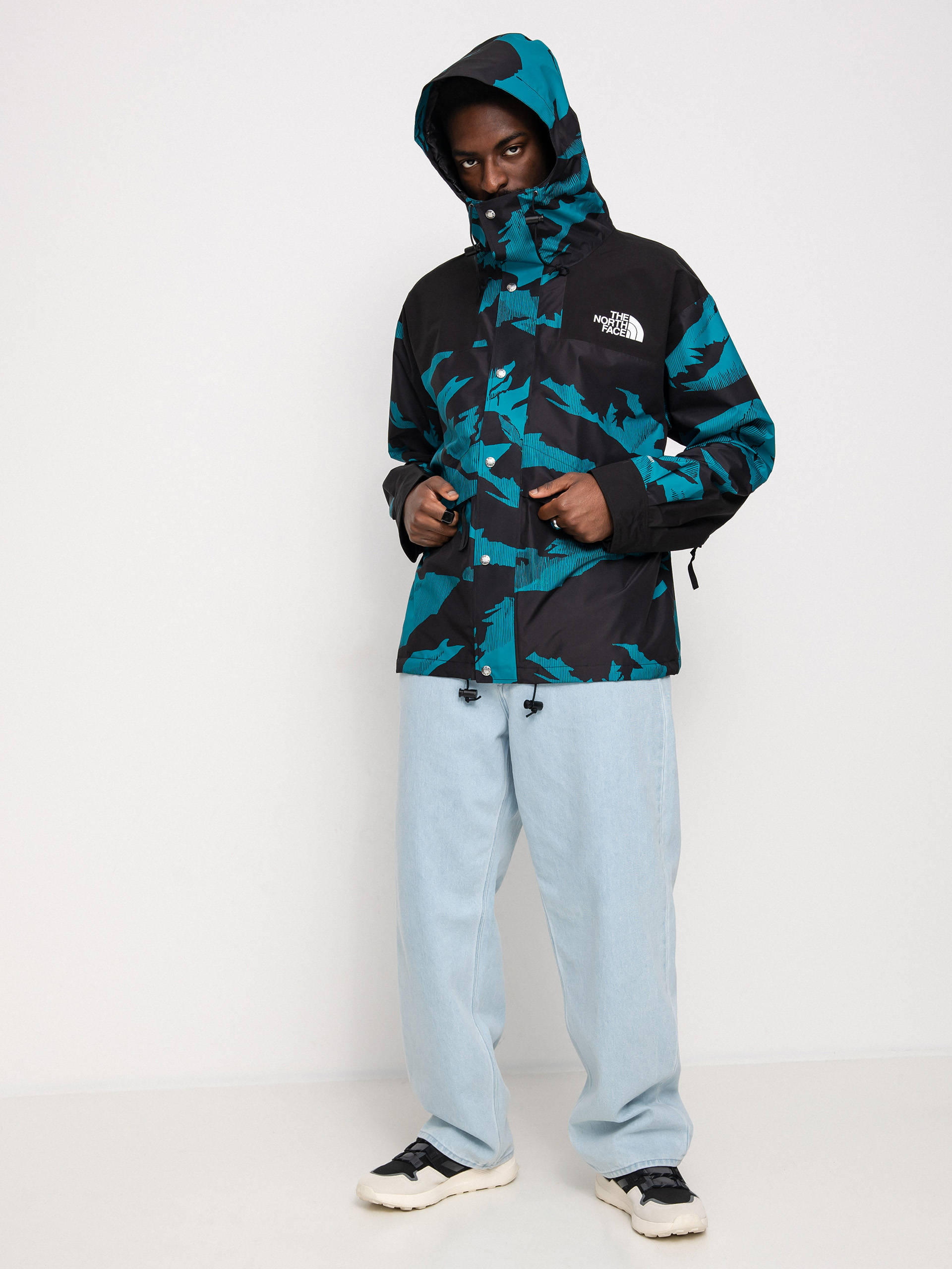 The North Face Printed 86 Retro Mountain Dzseki (harbor blue mountain peak print)