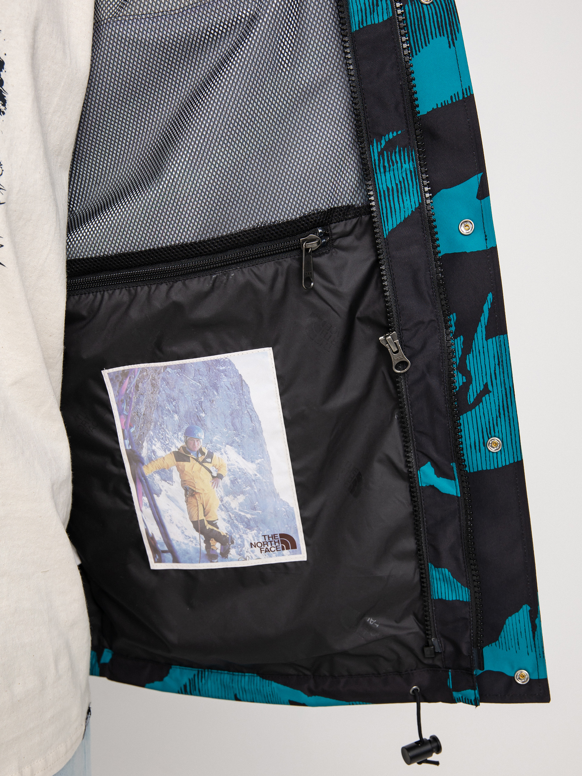 The North Face Printed 86 Retro Mountain Dzseki (harbor blue mountain peak print)