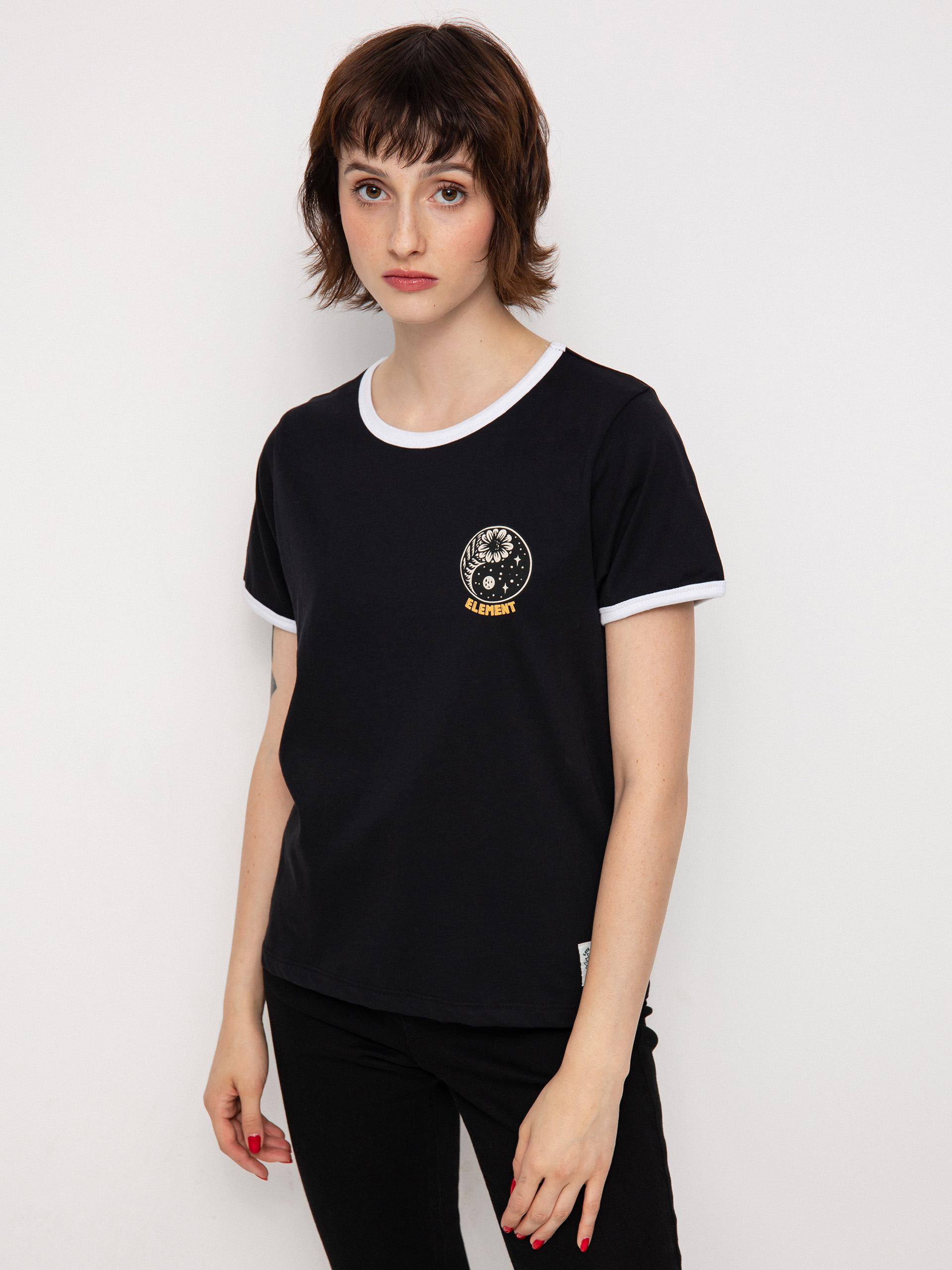 Element Balance póló Wmn (flint black)