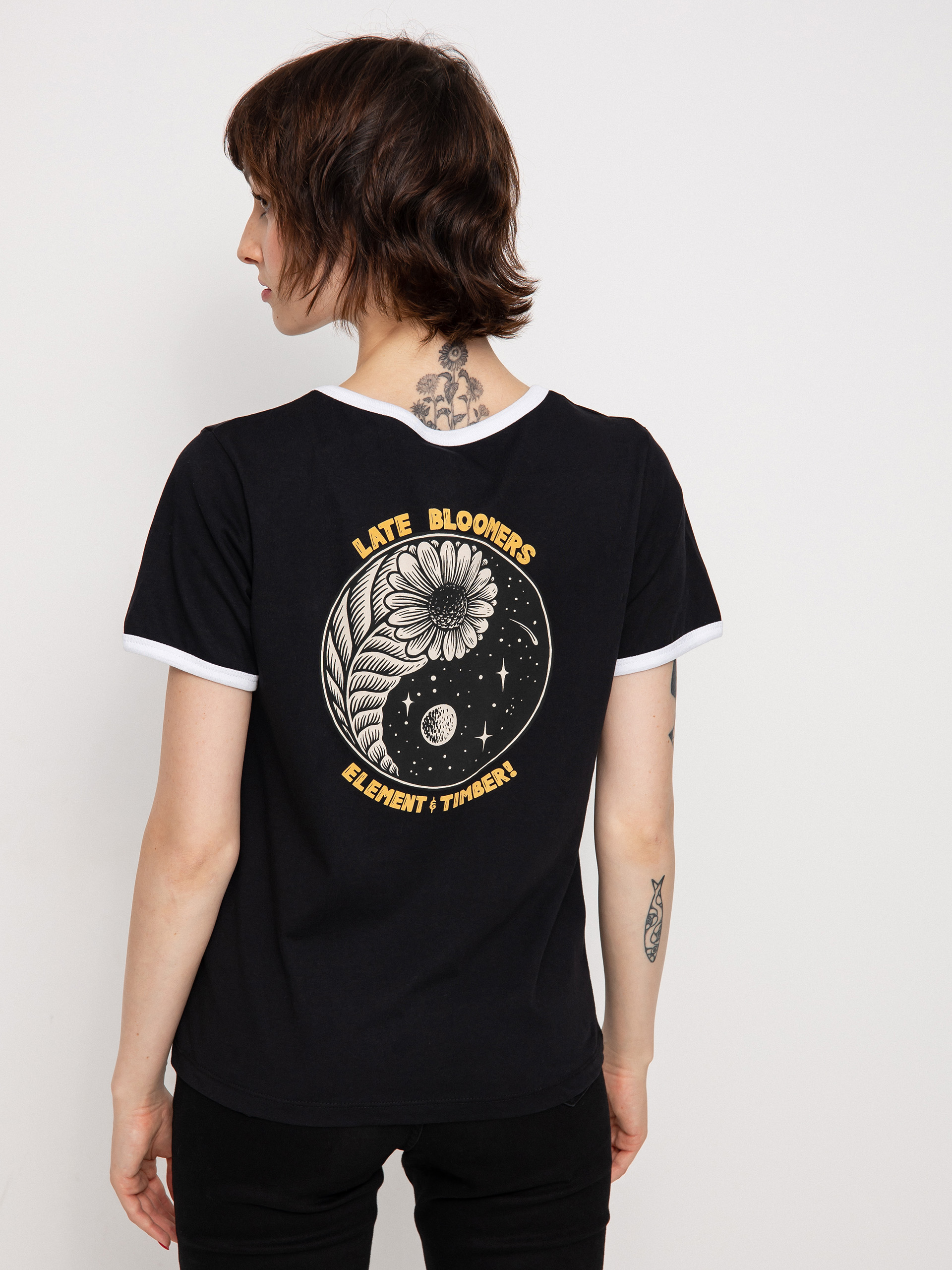 Element Balance póló Wmn (flint black)