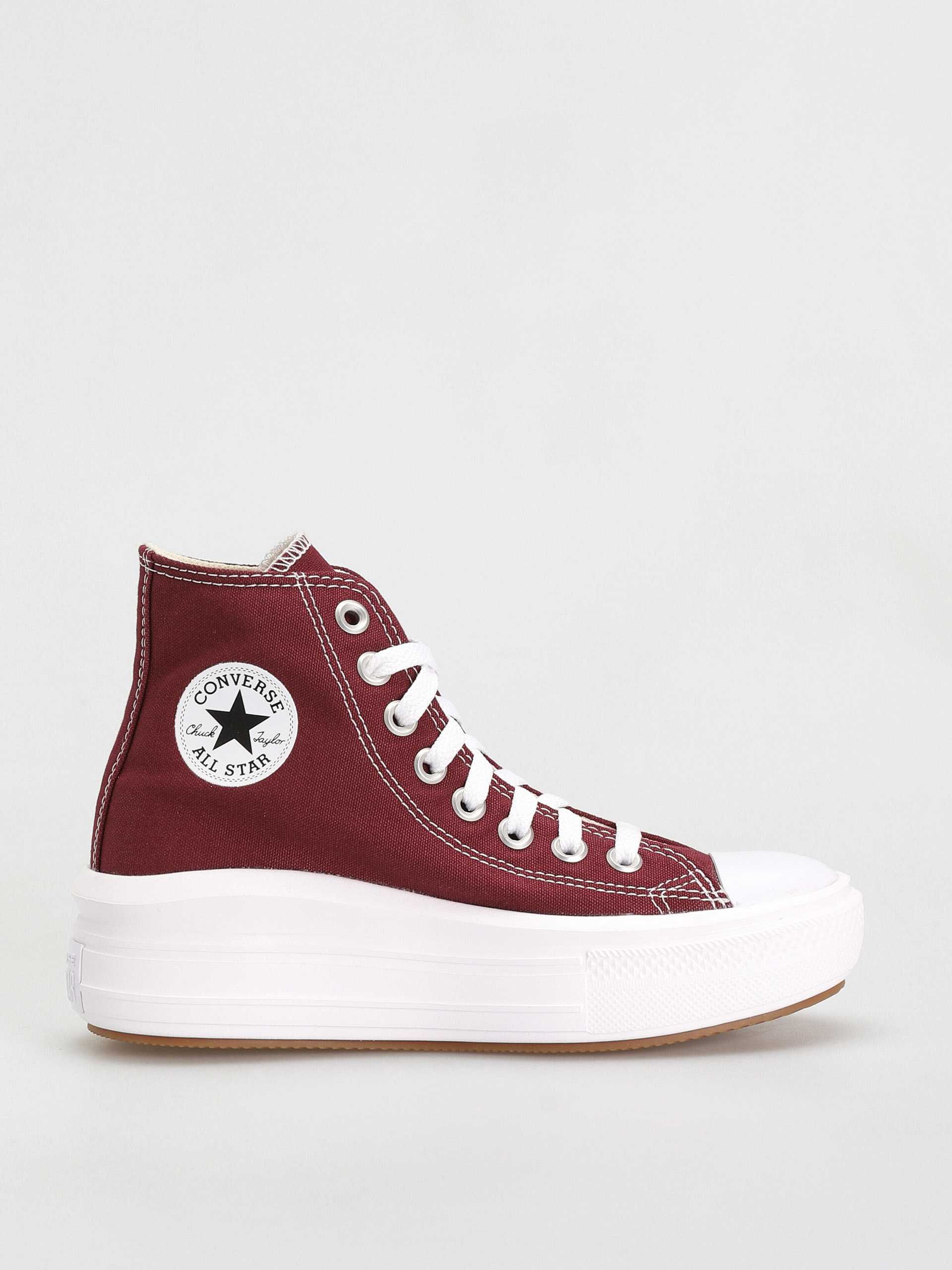 Converse Chuck Taylor All Star Move Hi Cipők Wmn (dark beetroot/white/white)