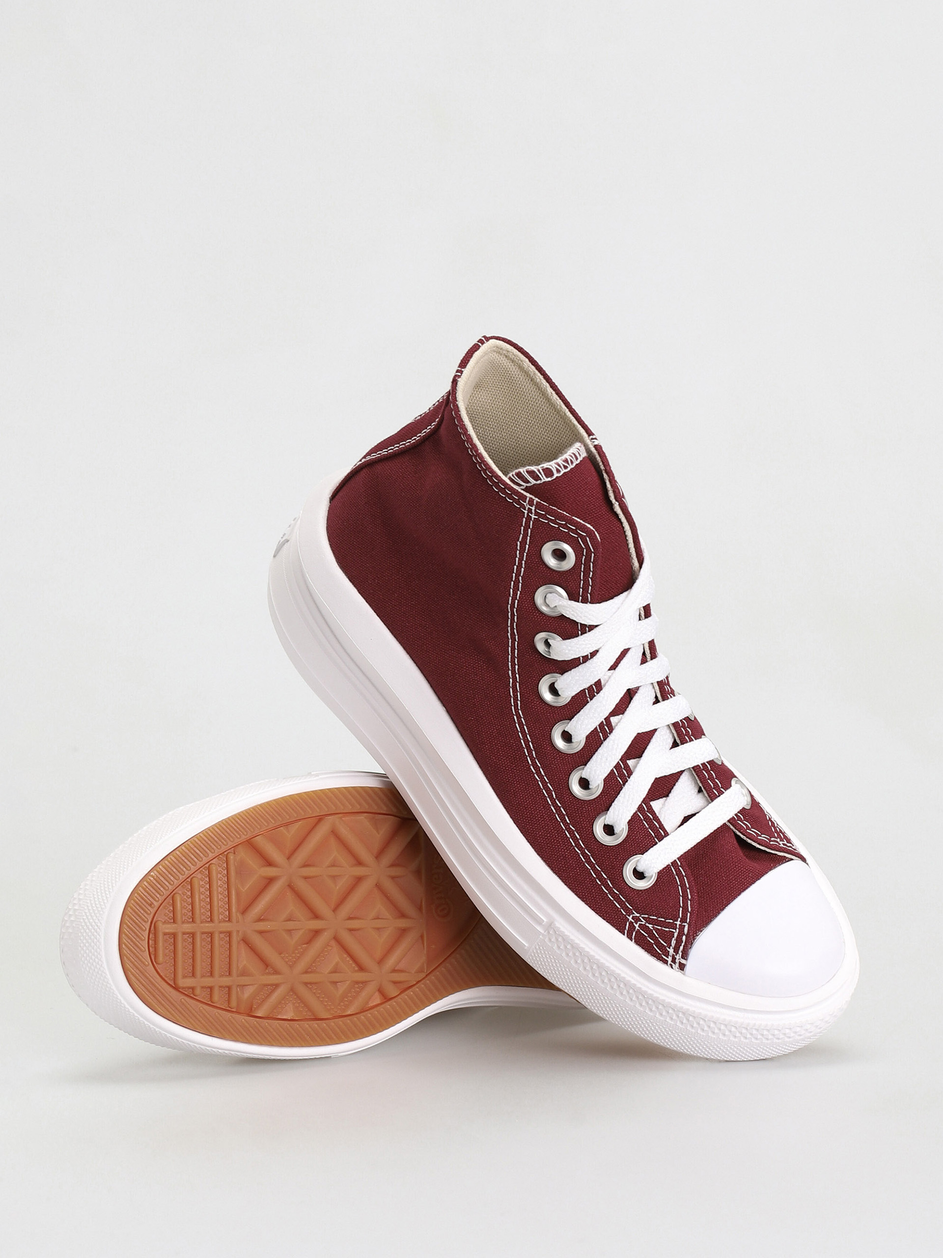 Converse Chuck Taylor All Star Move Hi Cipők Wmn (dark beetroot/white/white)