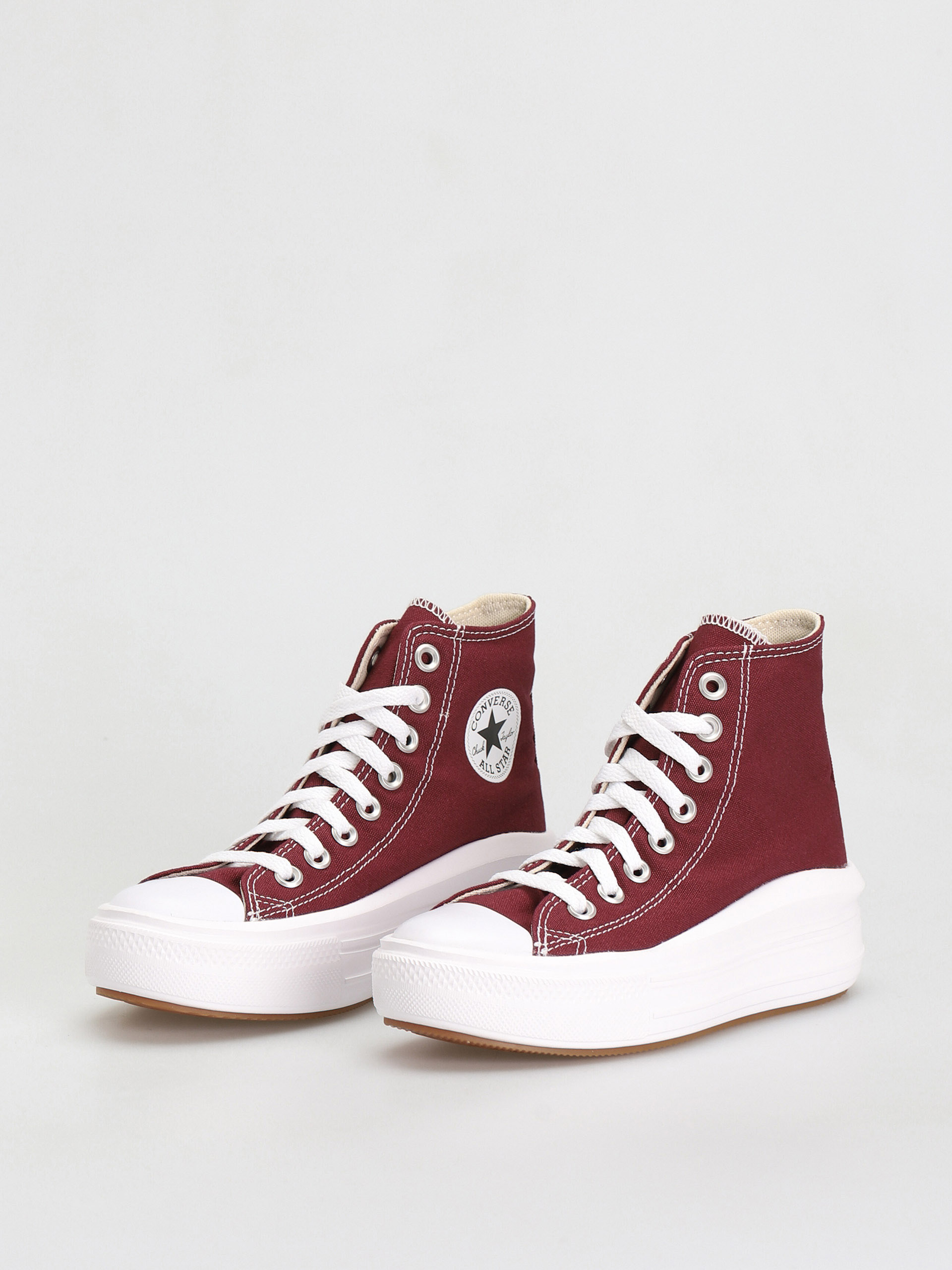 Converse Chuck Taylor All Star Move Hi Cipők Wmn (dark beetroot/white/white)