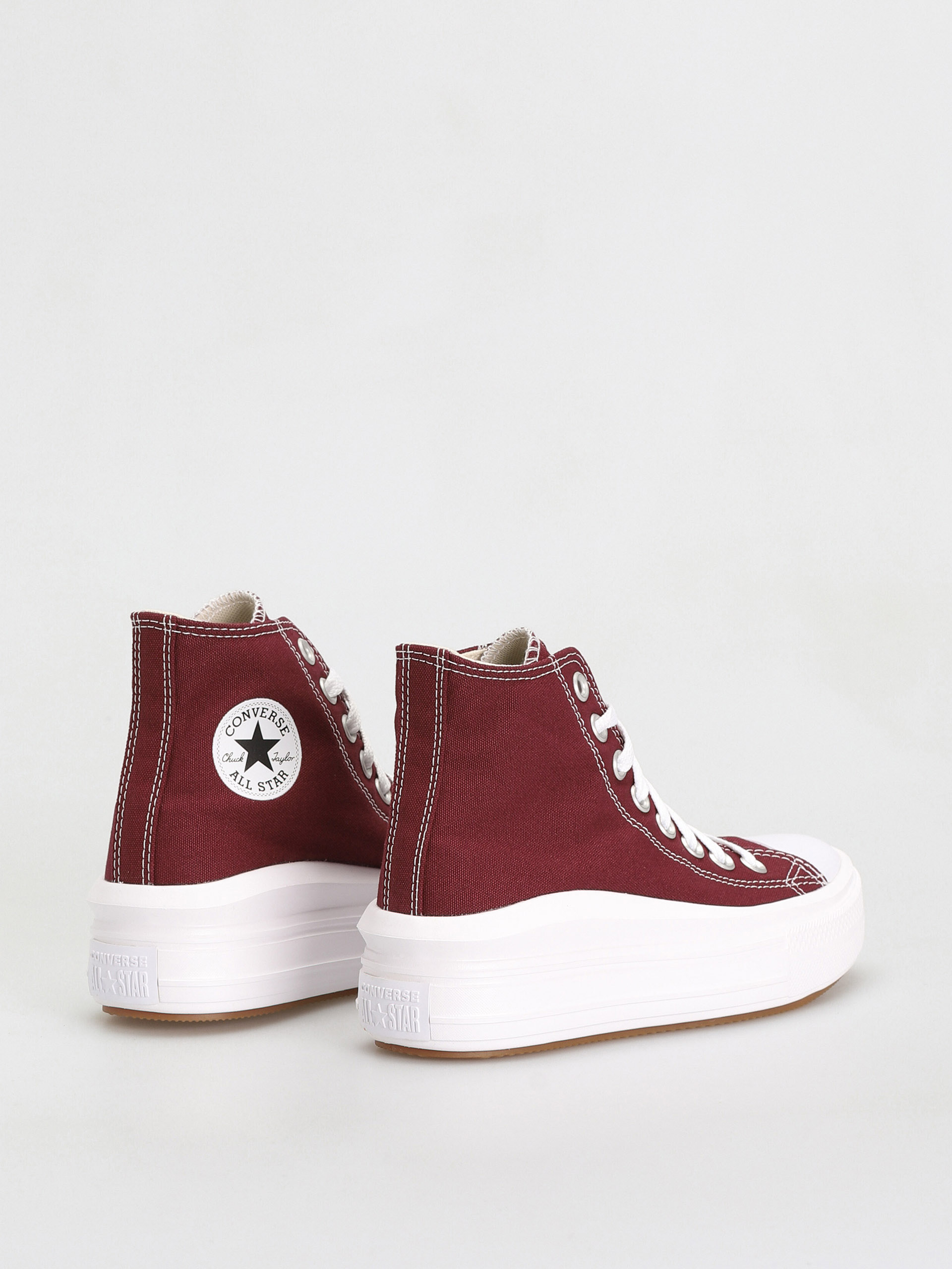 Converse Chuck Taylor All Star Move Hi Cipők Wmn (dark beetroot/white/white)
