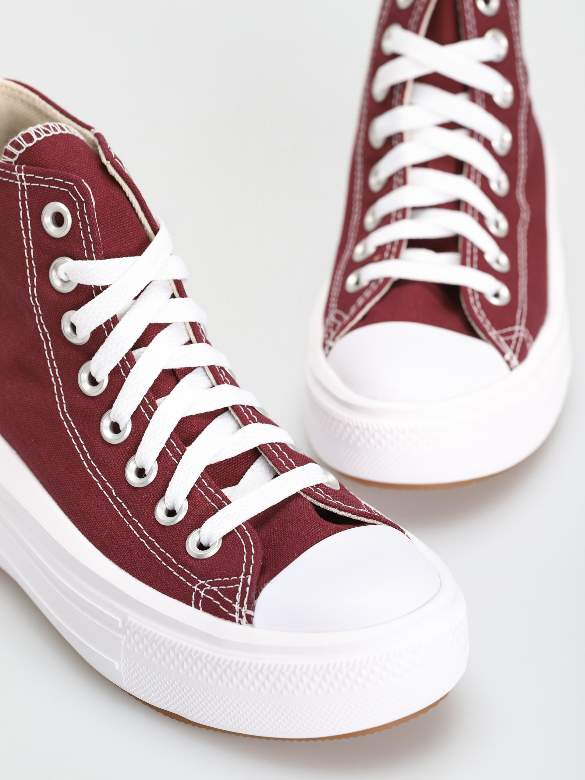 Converse Chuck Taylor All Star Move Hi Cipők Wmn (dark beetroot/white/white)