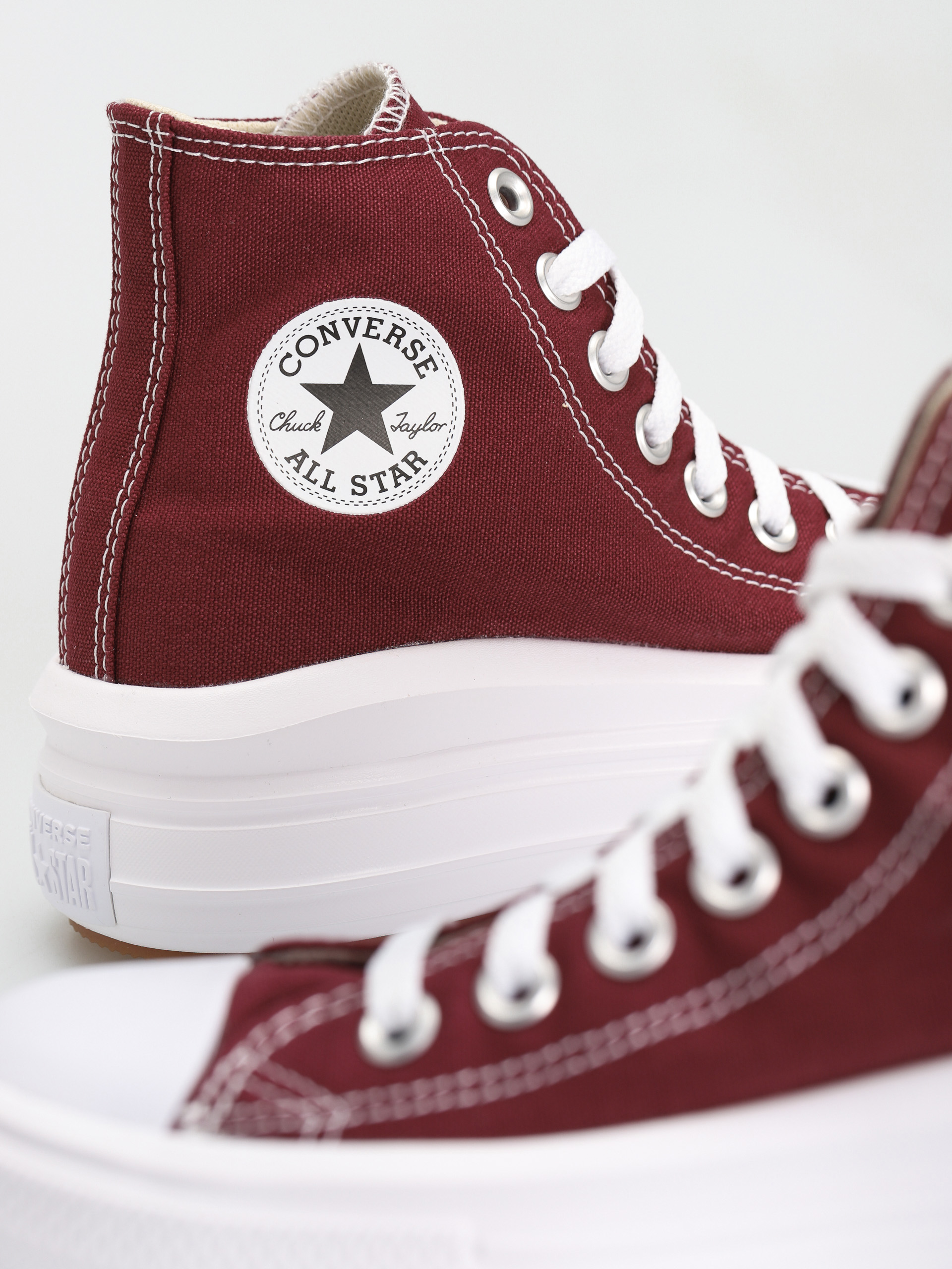 Converse Chuck Taylor All Star Move Hi Cipők Wmn (dark beetroot/white/white)