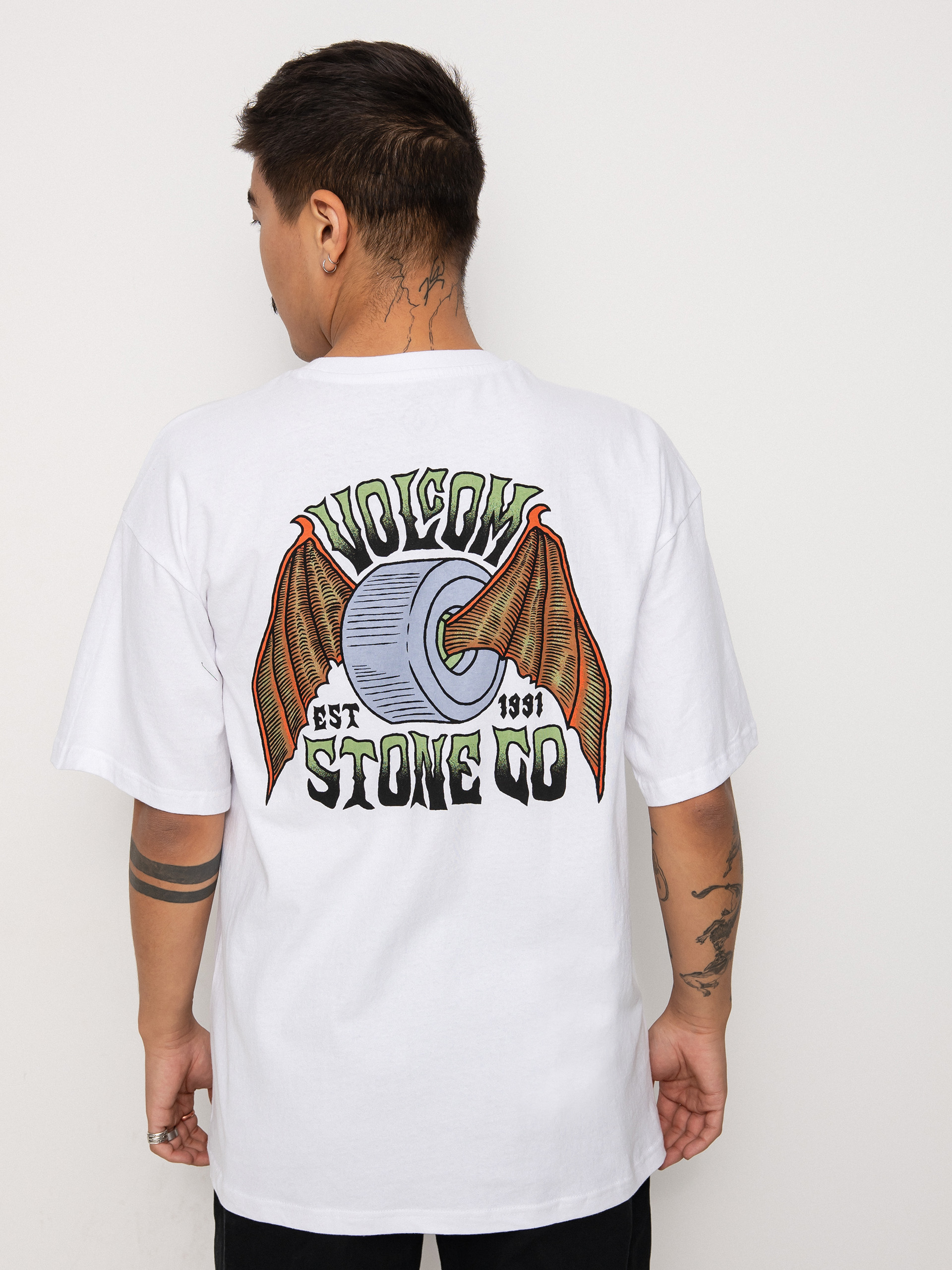 Volcom Hell Wheel Lse póló (white)