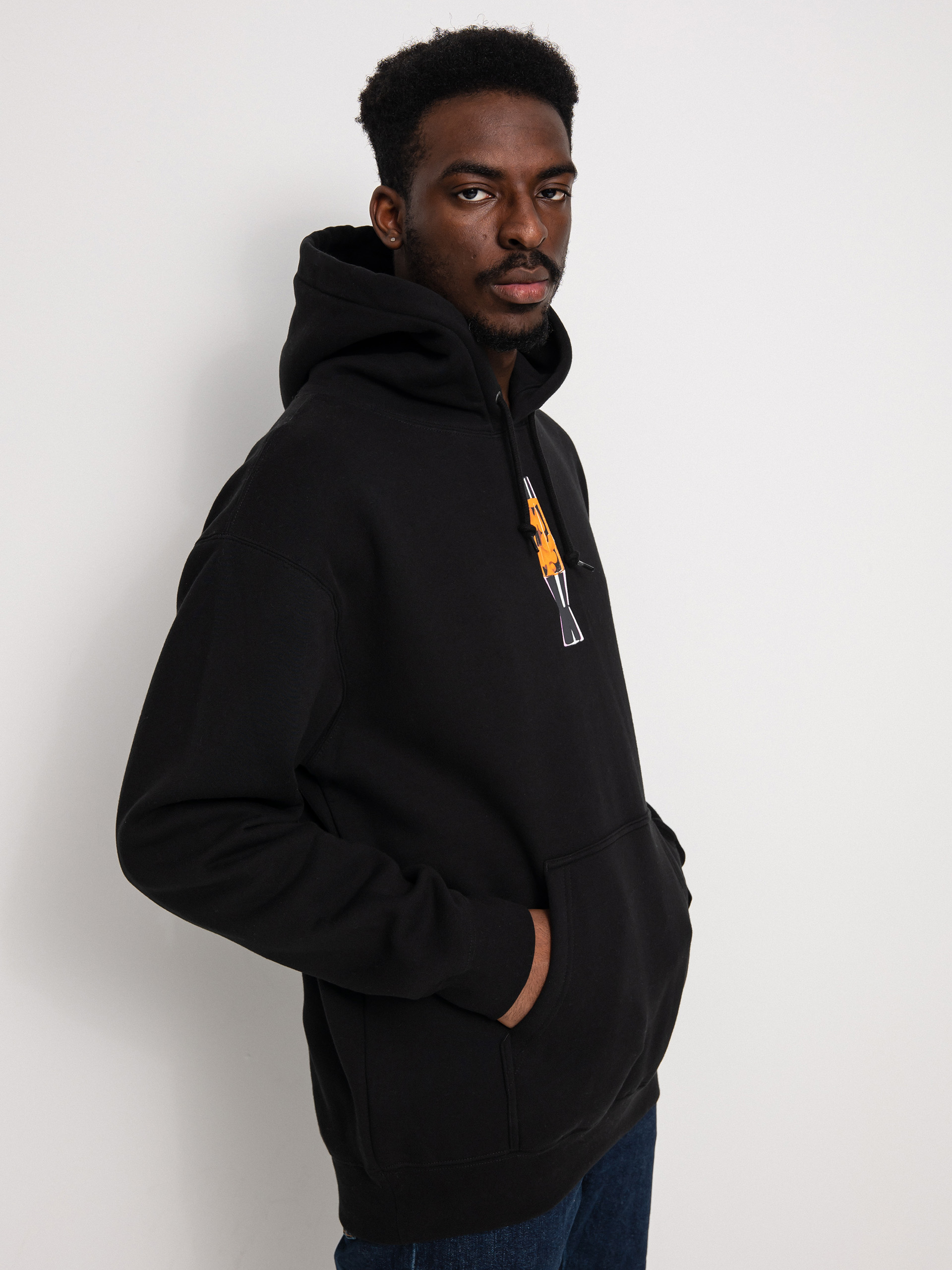 HUF Basement Beanbag HD Kapucnis pulóver (black)