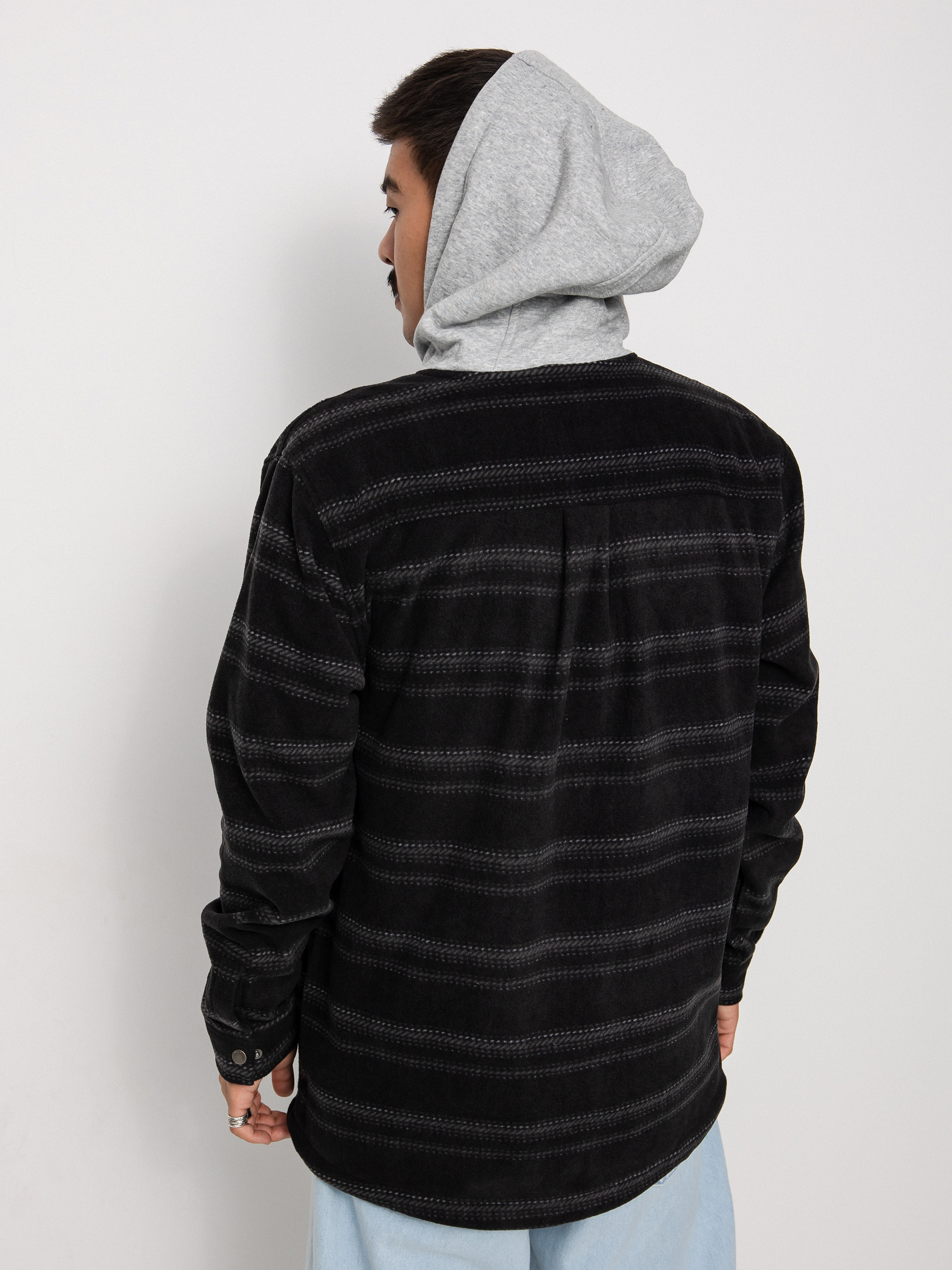 Quiksilver Super Swell Dzseki (black super stripe)