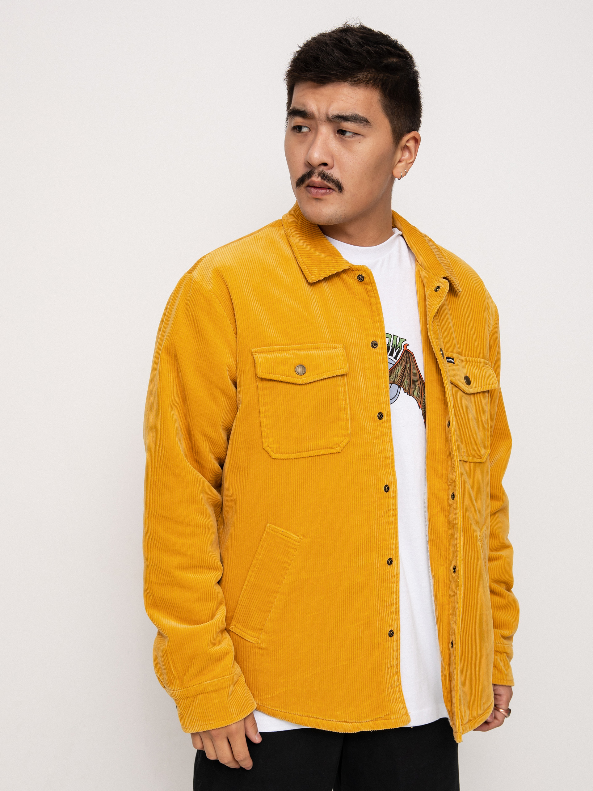 Brixton Durham Sherpa Lined Dzseki (bright gold)