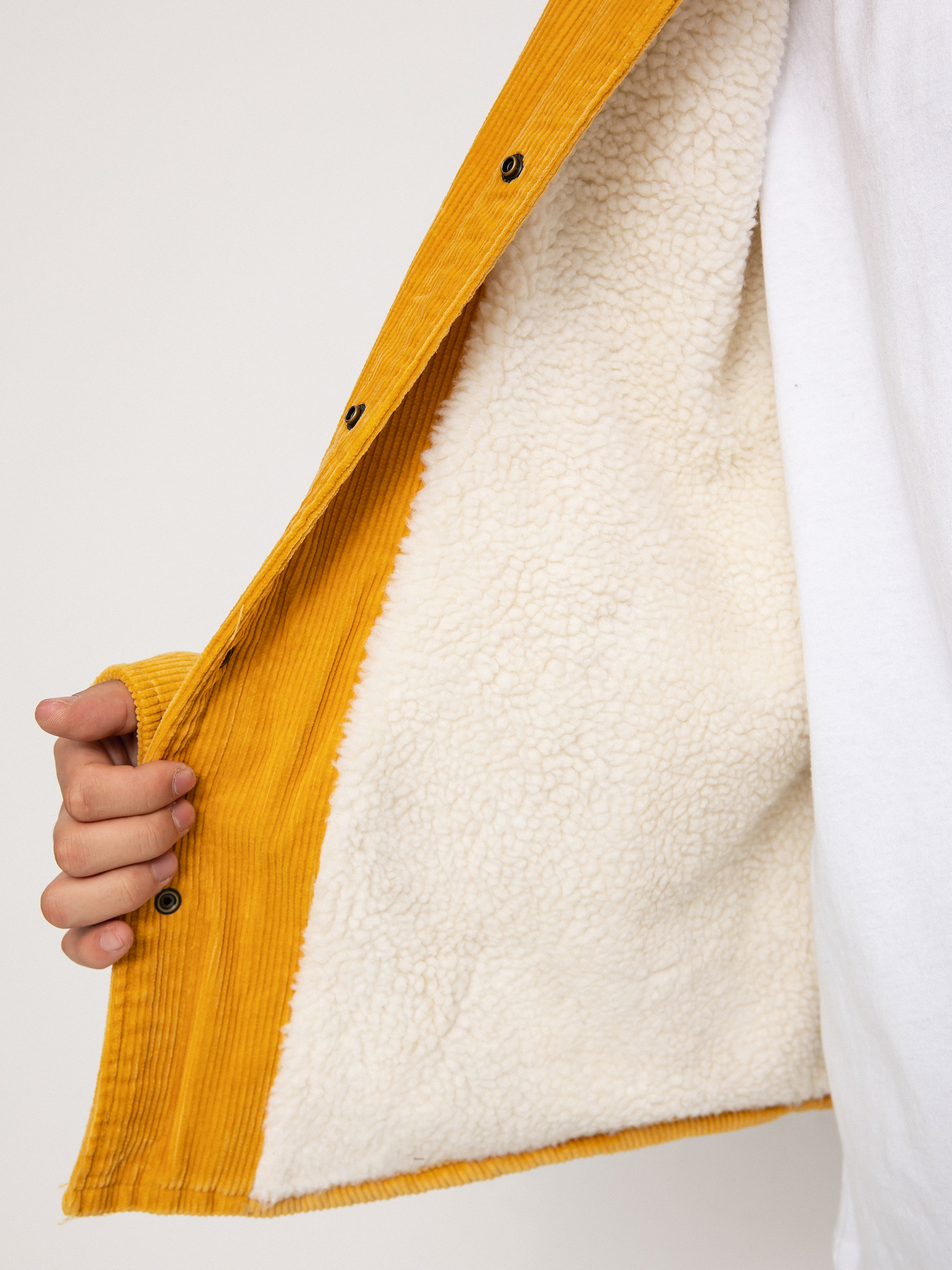 Brixton Durham Sherpa Lined Dzseki (bright gold)