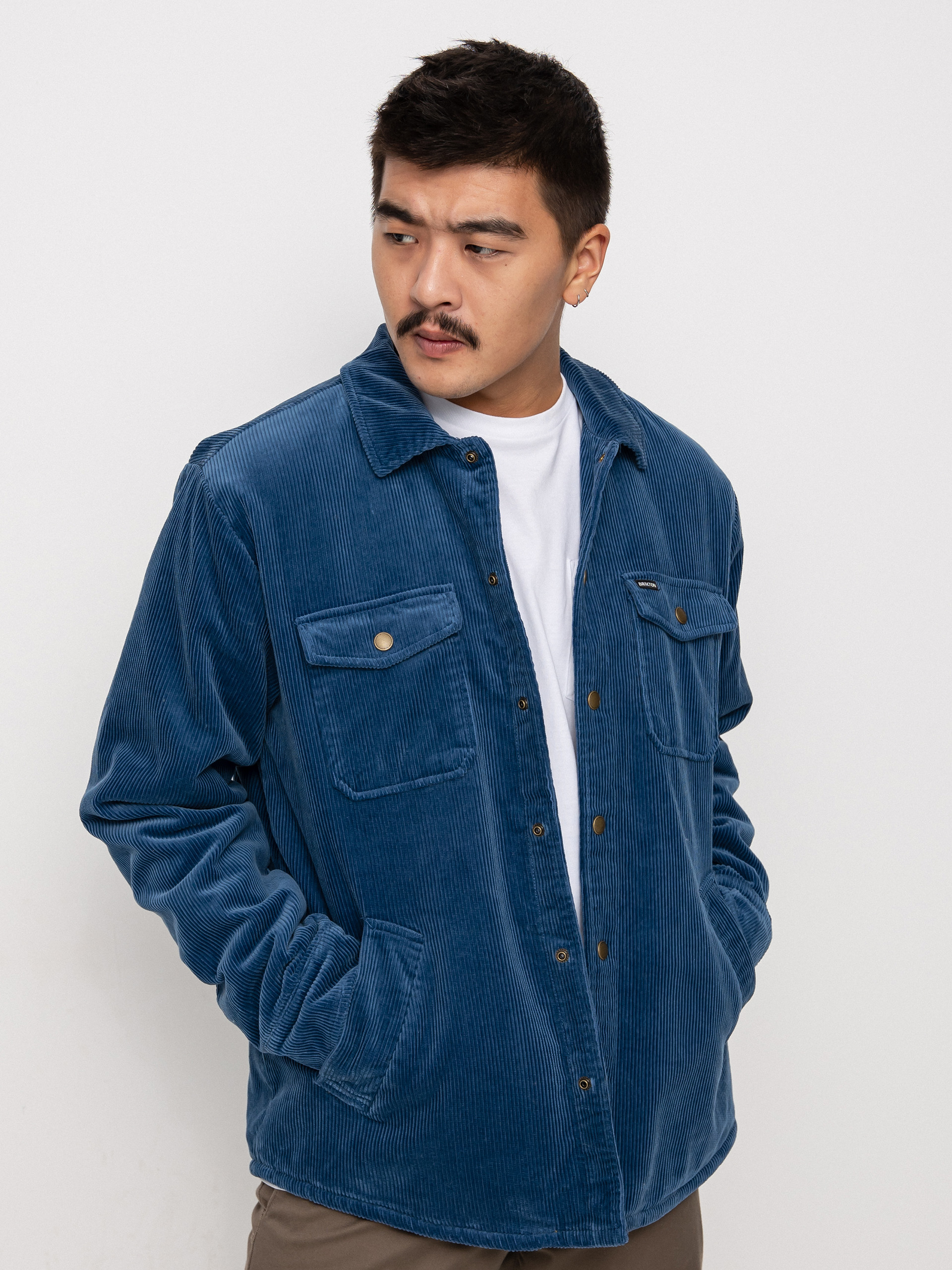 Brixton Durham Sherpa Lined Dzseki (joe blue)