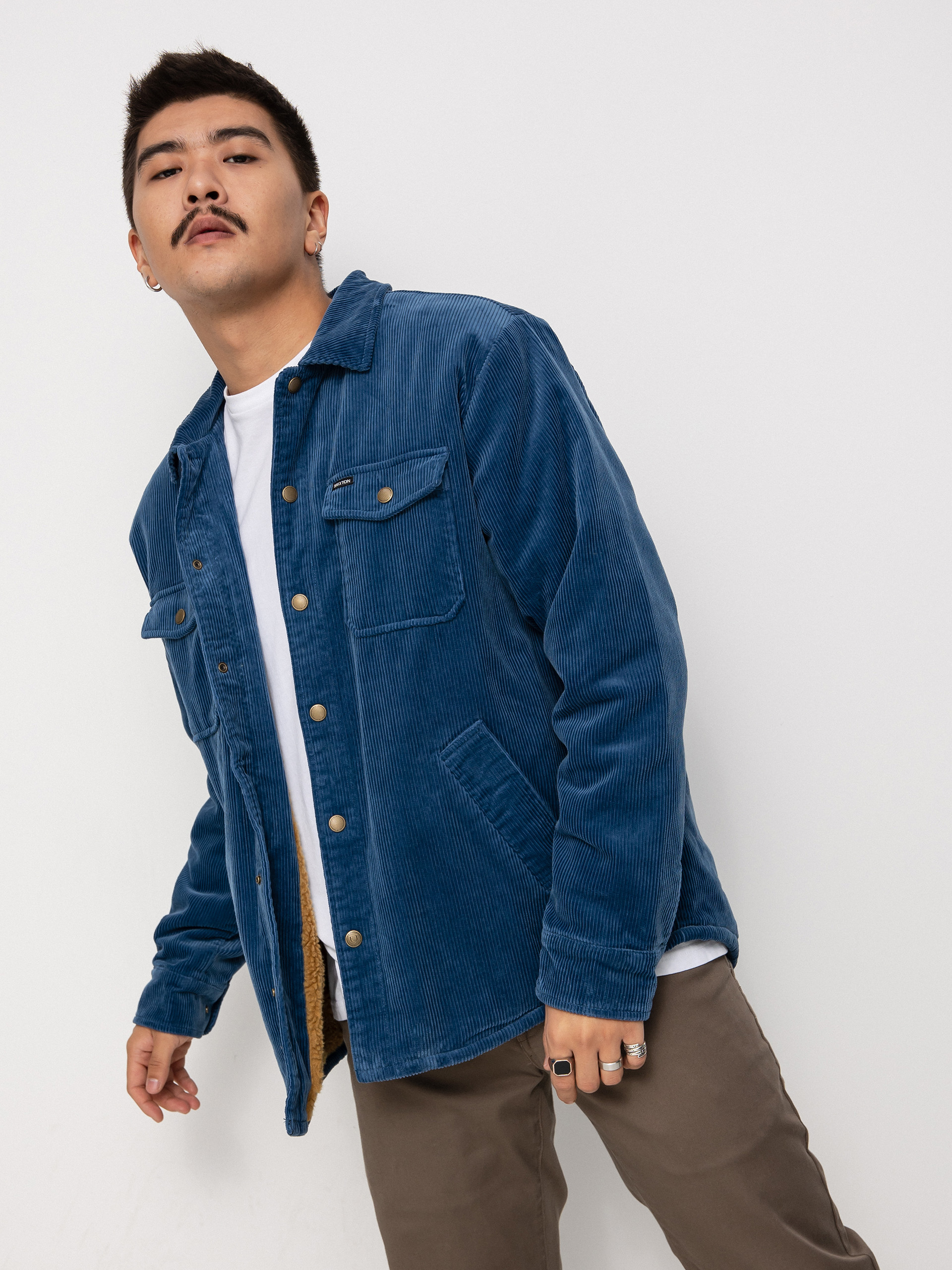 Brixton Durham Sherpa Lined Dzseki (joe blue)