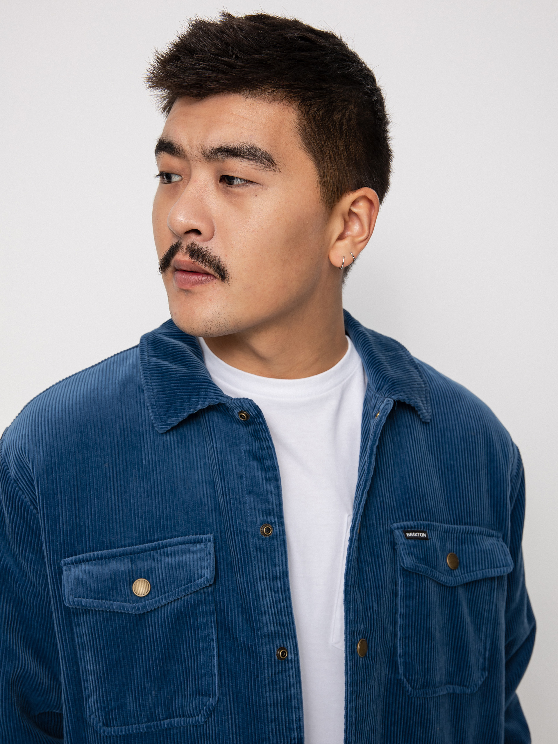 Brixton Durham Sherpa Lined Dzseki (joe blue)