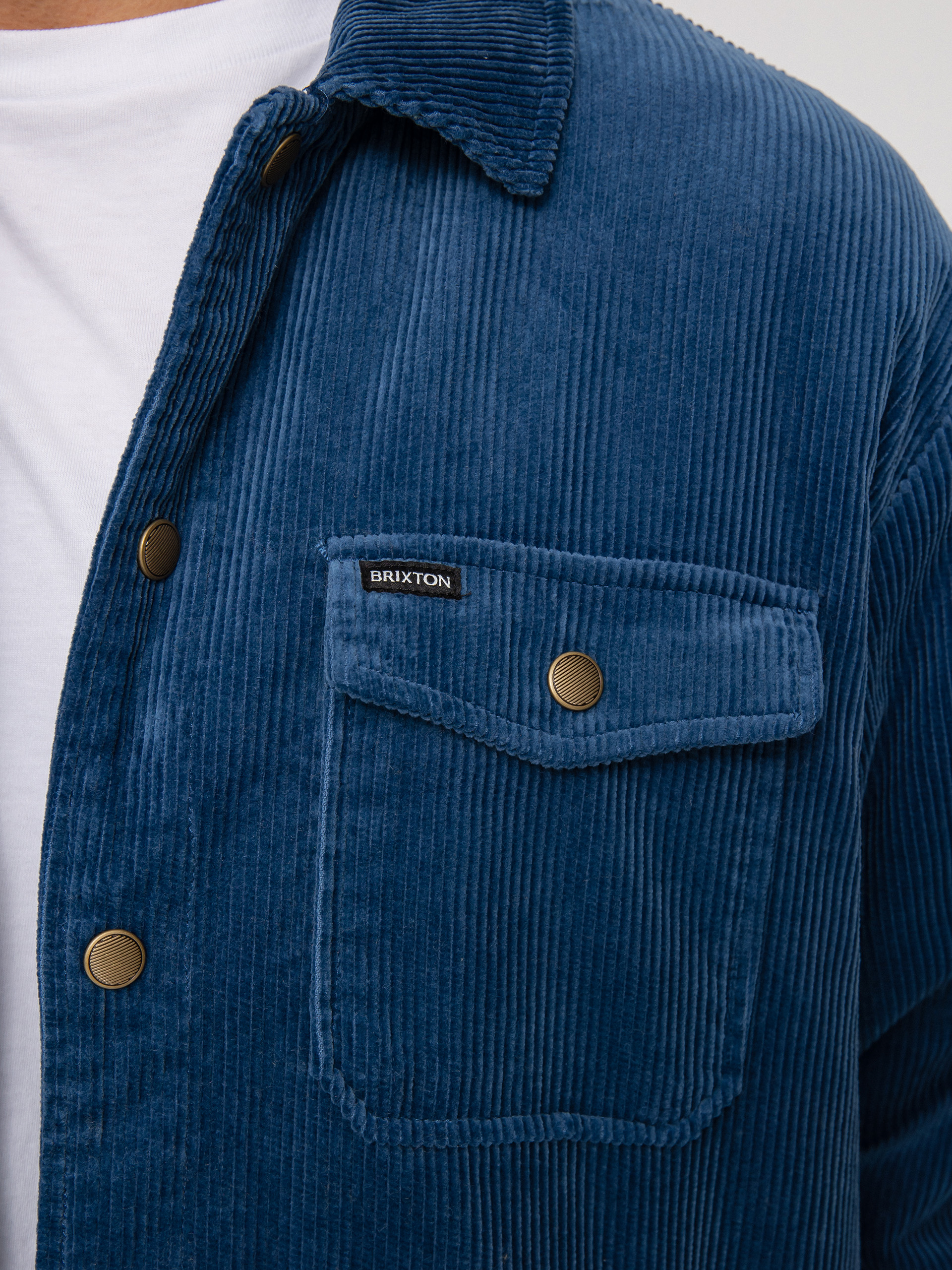 Brixton Durham Sherpa Lined Dzseki (joe blue)