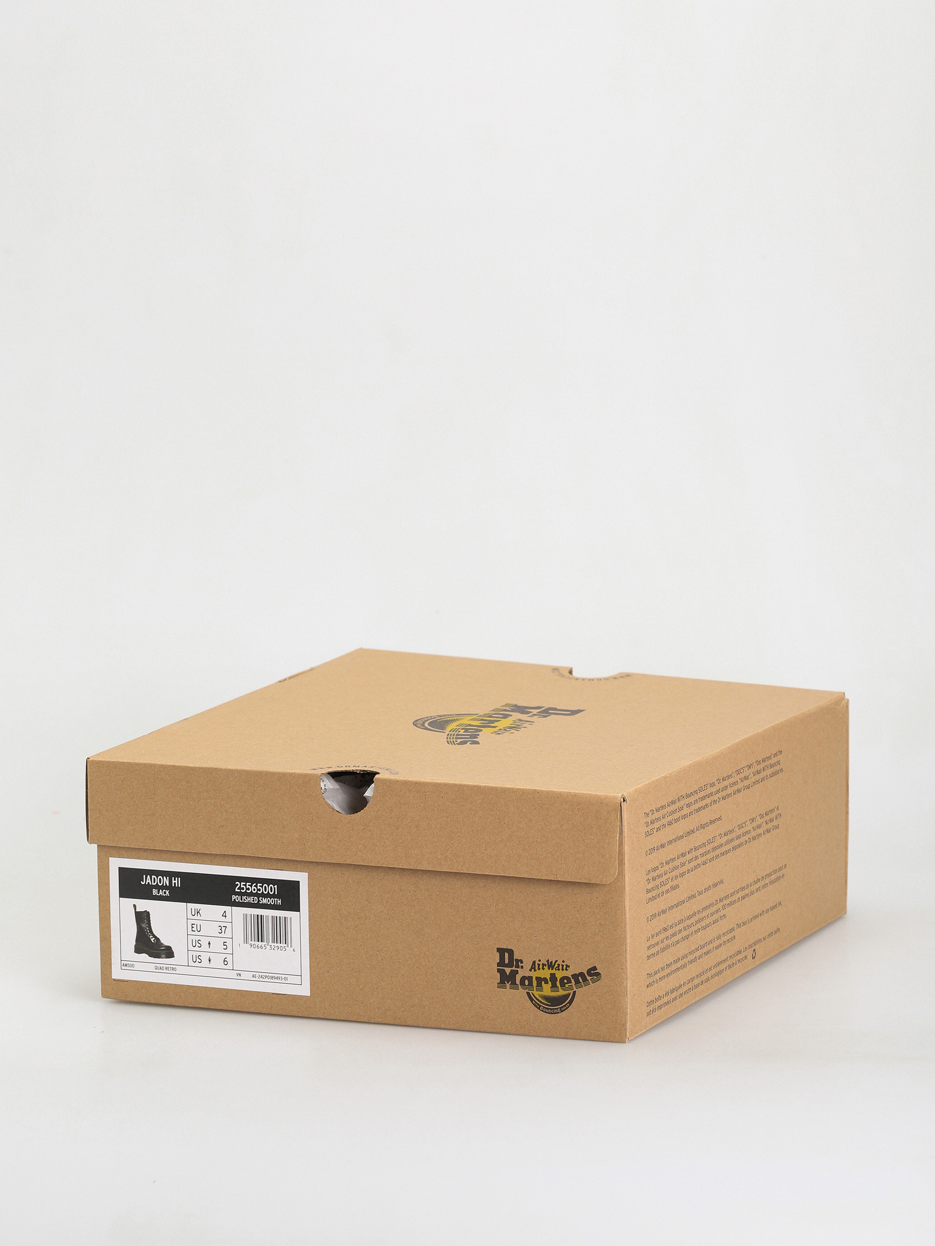 Dr. Martens Jadon Hi Cipők Wmn (black polished smooth)