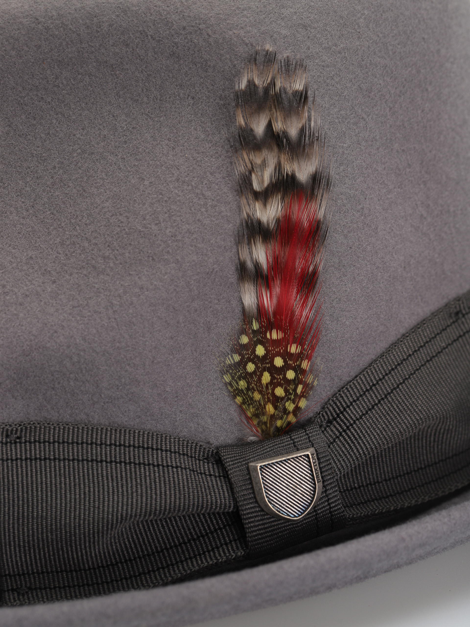 Brixton Gain Fedora Kalap (grey/dark grey)