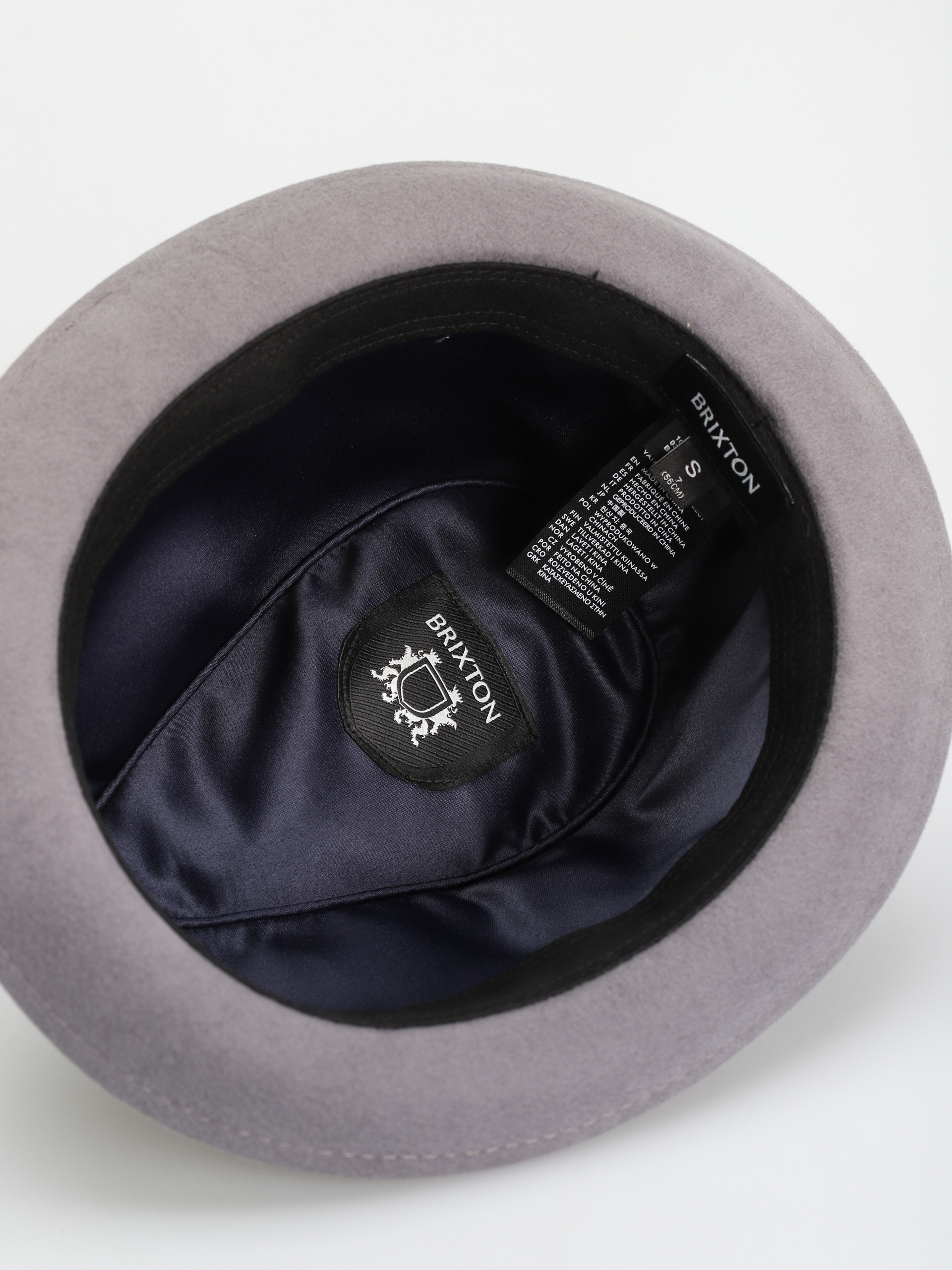 Brixton Gain Fedora Kalap (grey/dark grey)