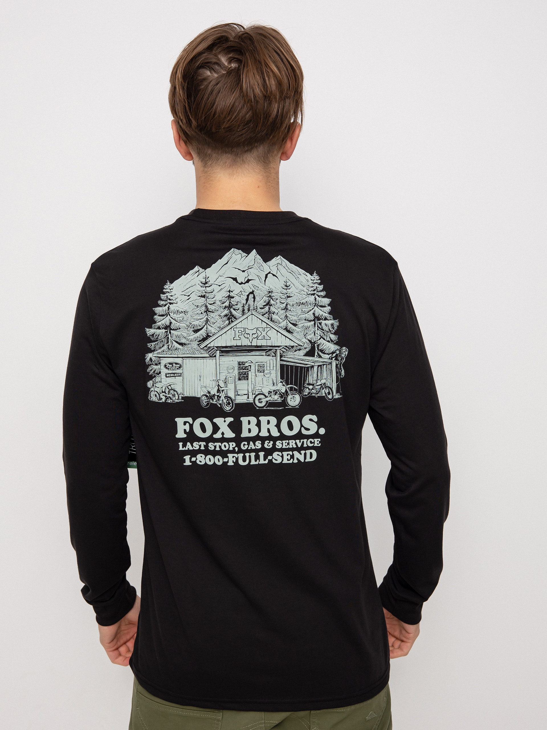 Fox Out And About Tech Hosszú ujjú felső (blk)